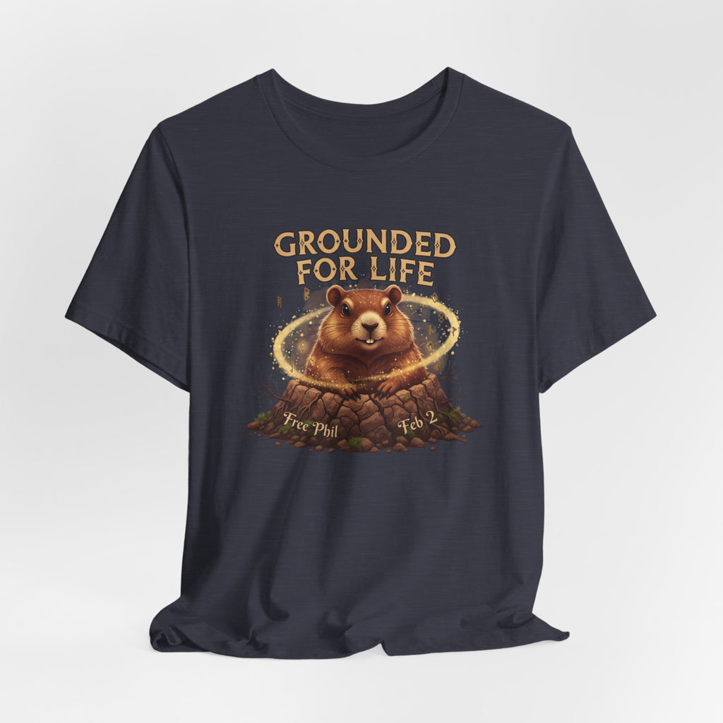 Grounded For Life Groundhog  tee | groundhog illustration shirtstration