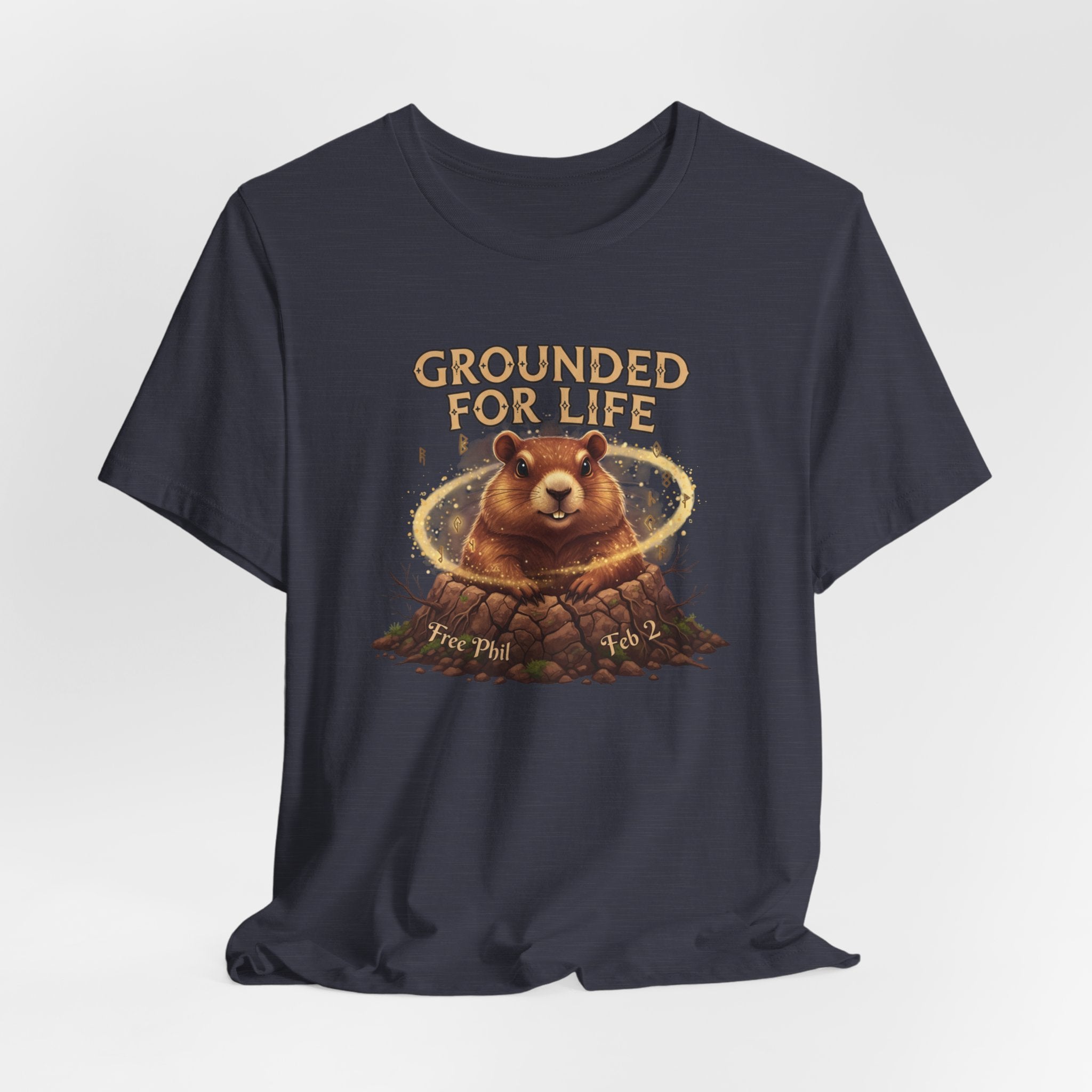 Grounded For Life Groundhog  tee | groundhog illustration shirtstration