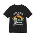 Just a Girl Who Loves Belgian Malinois T-Shirt | Dog Lover Tee