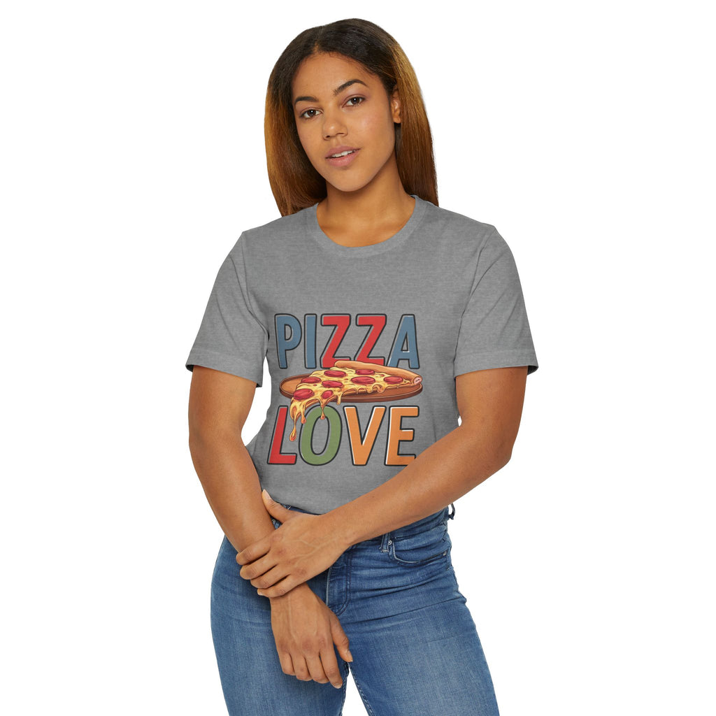 Pizza Love Unisex T-Shirt | Fun Foodie Tee, Casual Wear, Gift for Pizza Lovers, Unique Birthday Gift, Foodie Fashion