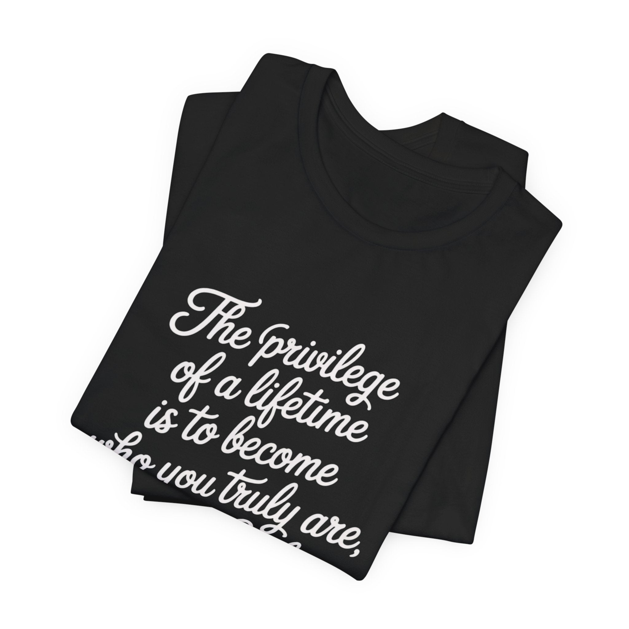 Inspirational Quote Tee, Unisex Jersey Short Sleeve Tee, Motivational Shirt, Gift for Uncle, Casual Wear, Birthday Gift, Comfortable Apparel