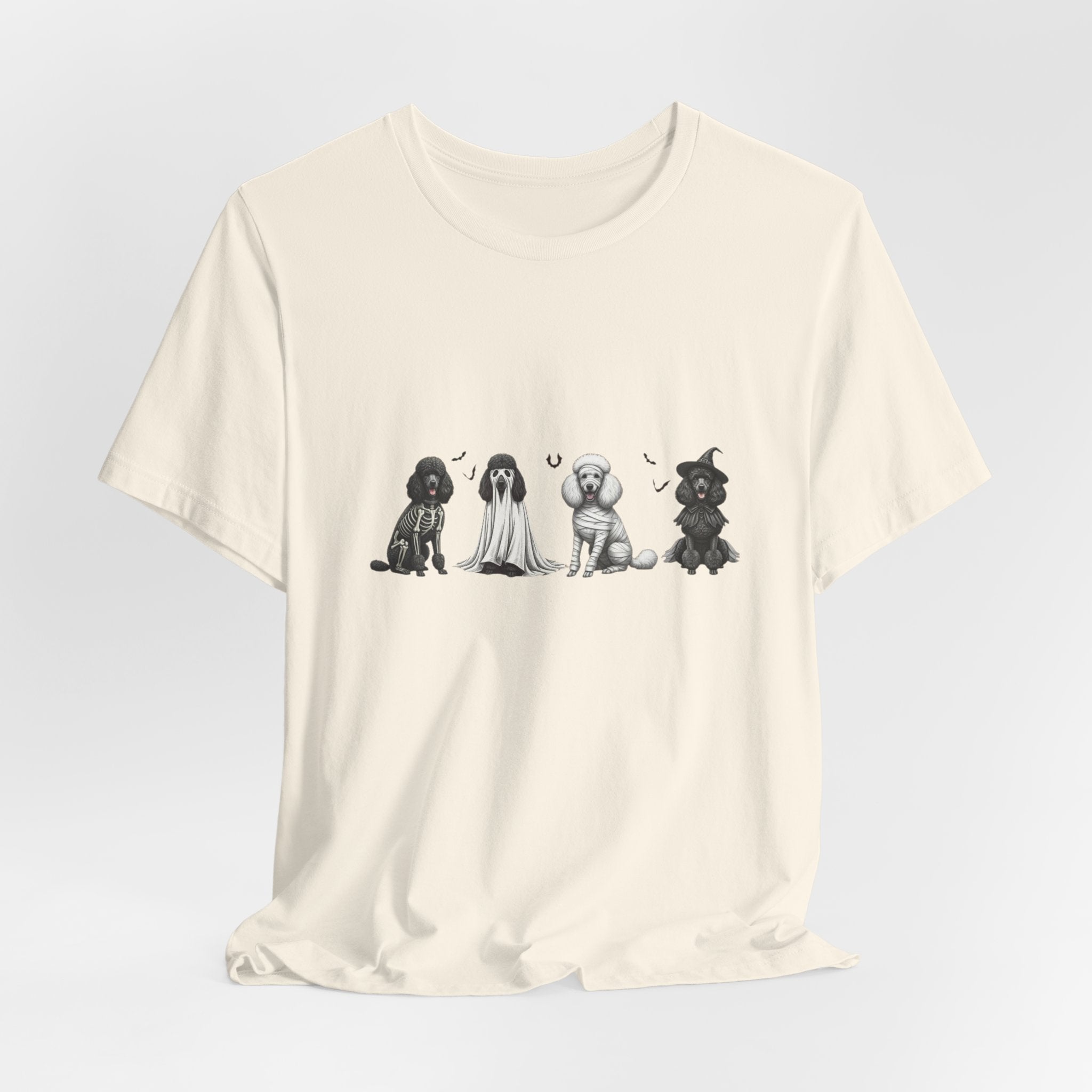 Poodle Halloween Shirt, Unisex Tee, Funny Dog Tshirt, Costume Top, Animal Lover Gift
