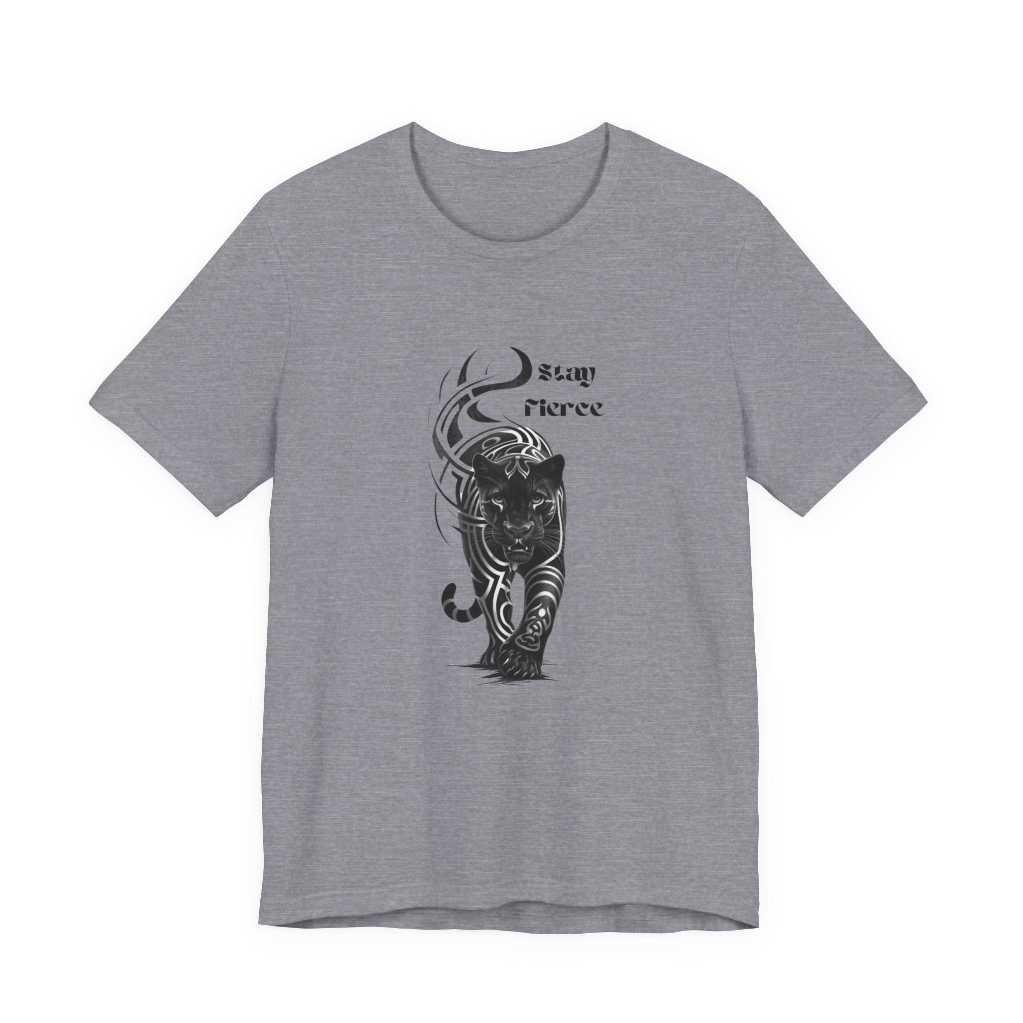 Stay fierce, Black Panther Motivational Inspirational  Bella Canvas soft Unisex Jersey Short Sleeve Tee