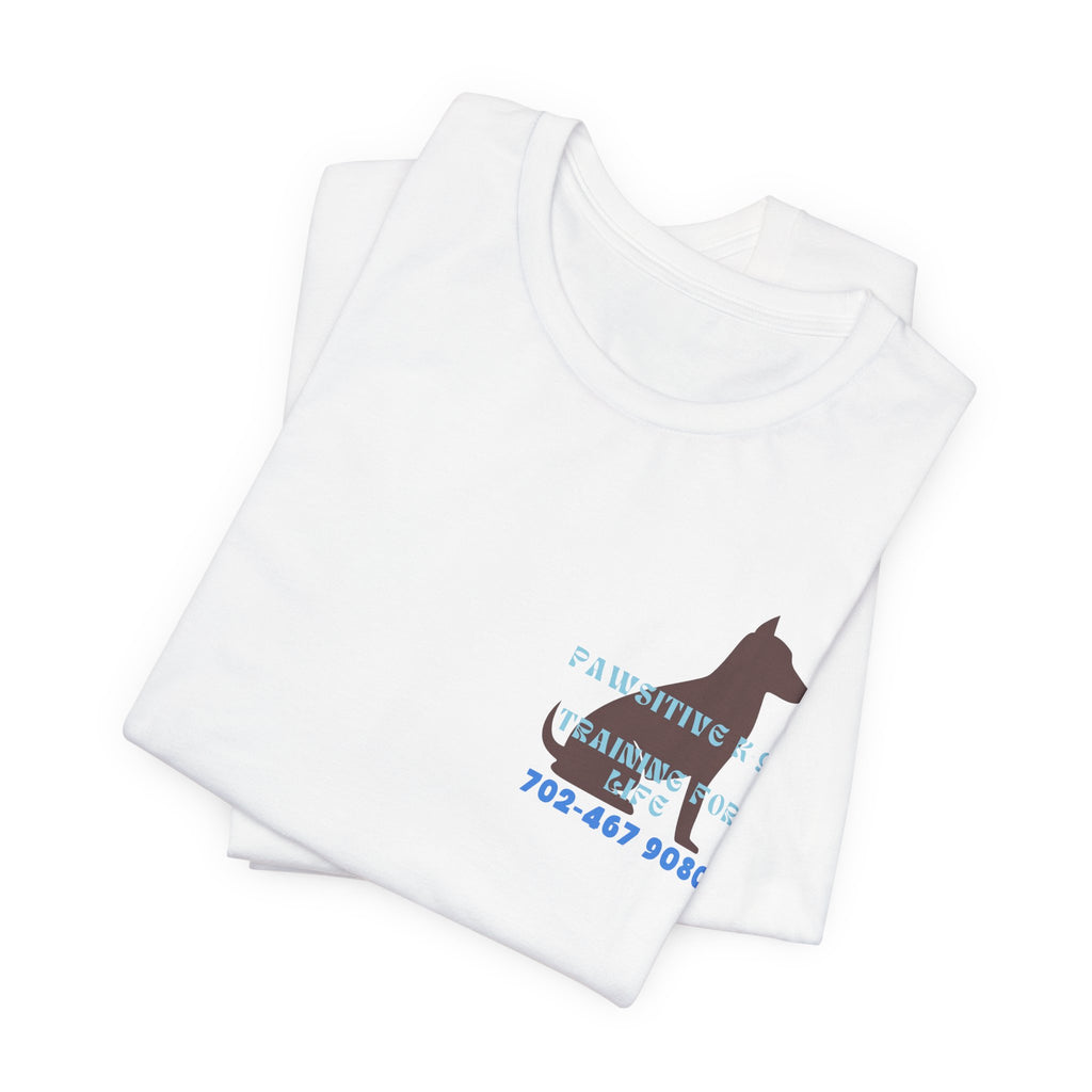 Dog Training T‑Shirt — “Pawsitive K9 Training for Life” Tee with Contact Number