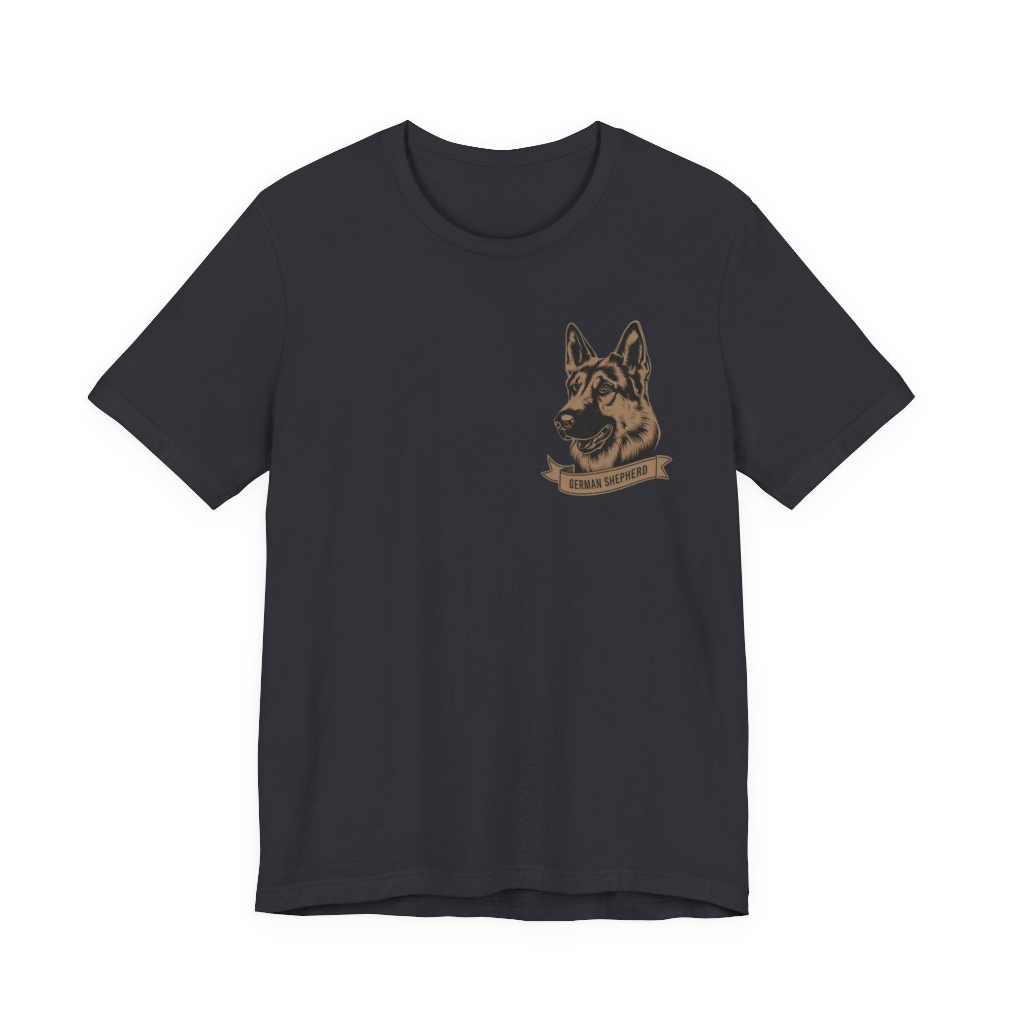 German Shepherd Portrait Tee — "Best Friend" Vintage Dog T-Shirt