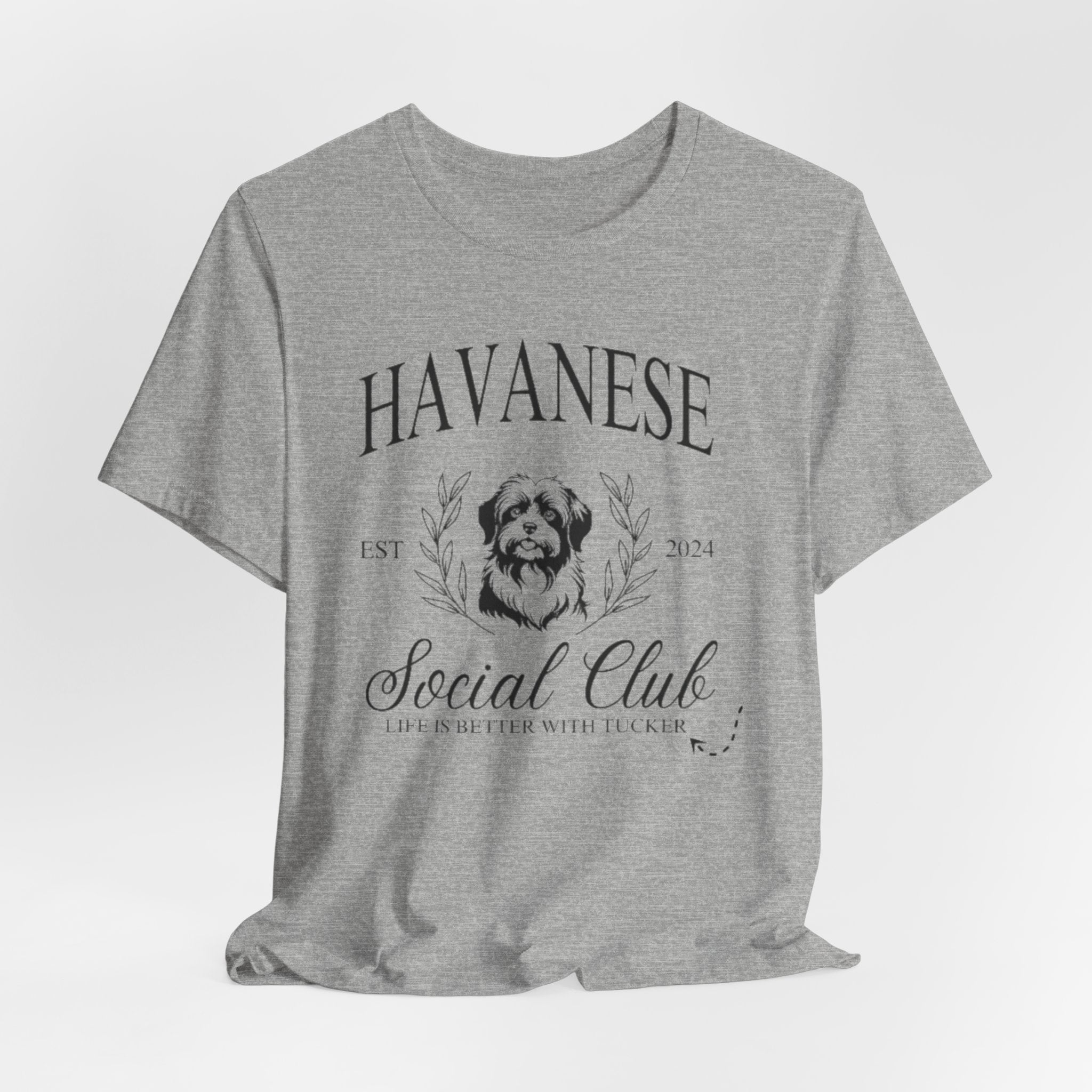 Havanese Social Club Tee, Cute Pet Lover Shirt, Dog Owner Gift, Birthday Gift, Casual Wear