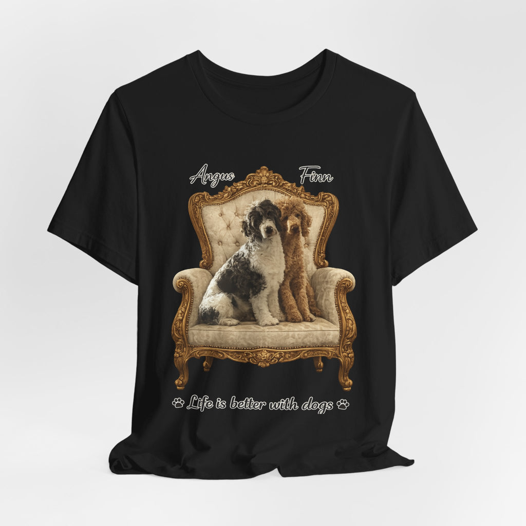 Dog Life T‑Shirt – 'Life is Better with Dogs' Vintage Pet Tee