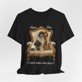 Dog Life T‑Shirt – 'Life is Better with Dogs' Vintage Pet Tee