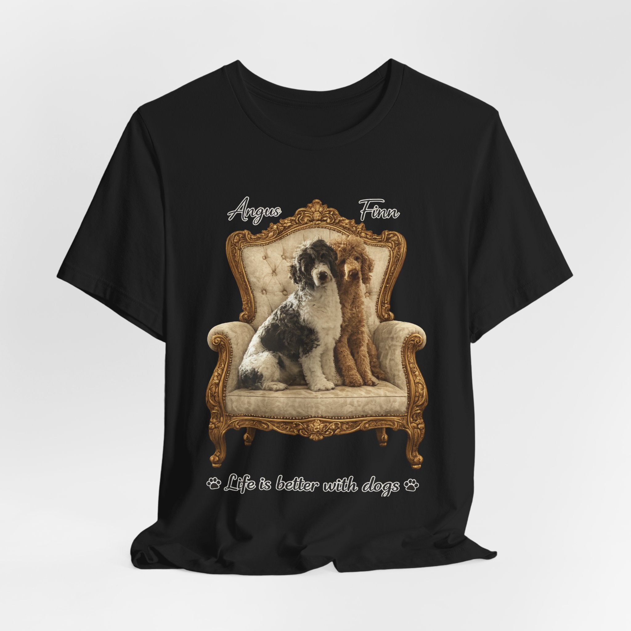 Dog Life T‑Shirt – 'Life is Better with Dogs' Vintage Pet Tee