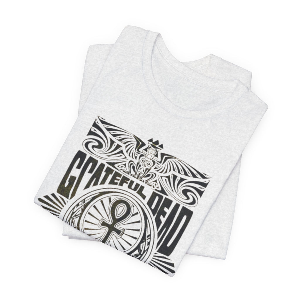 Grateful Dead Skull Ankh Graphic Tee | Vintage Band Poster Style