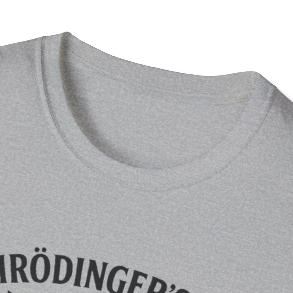 Schrödinger's Cat Funny T-Shirt — Double Split Experiment Cat Tee
