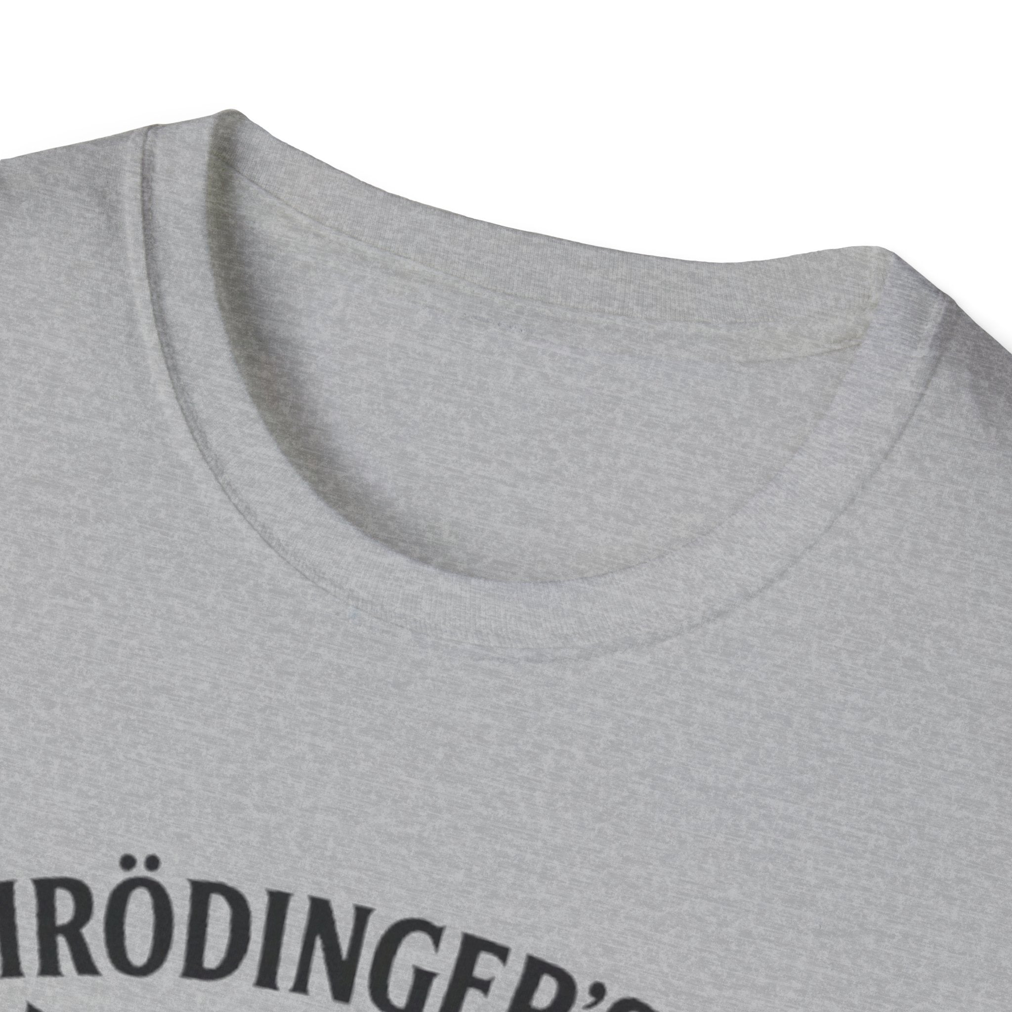 Schrödinger's Cat Funny T-Shirt — Double Split Experiment Cat Tee