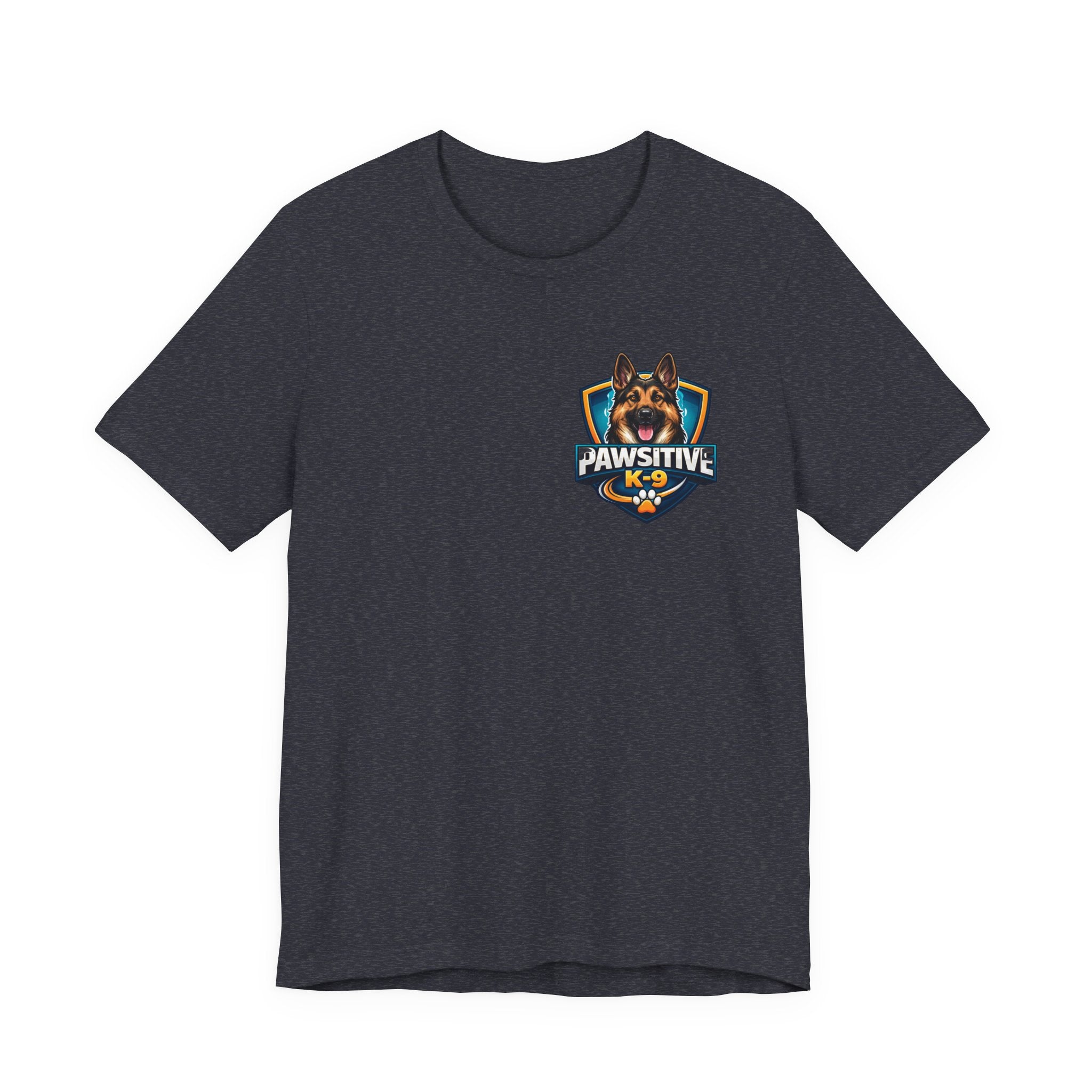 Pawsitive K-9 Dog Training Tee — "Pawsitive" Logo & Phone Number