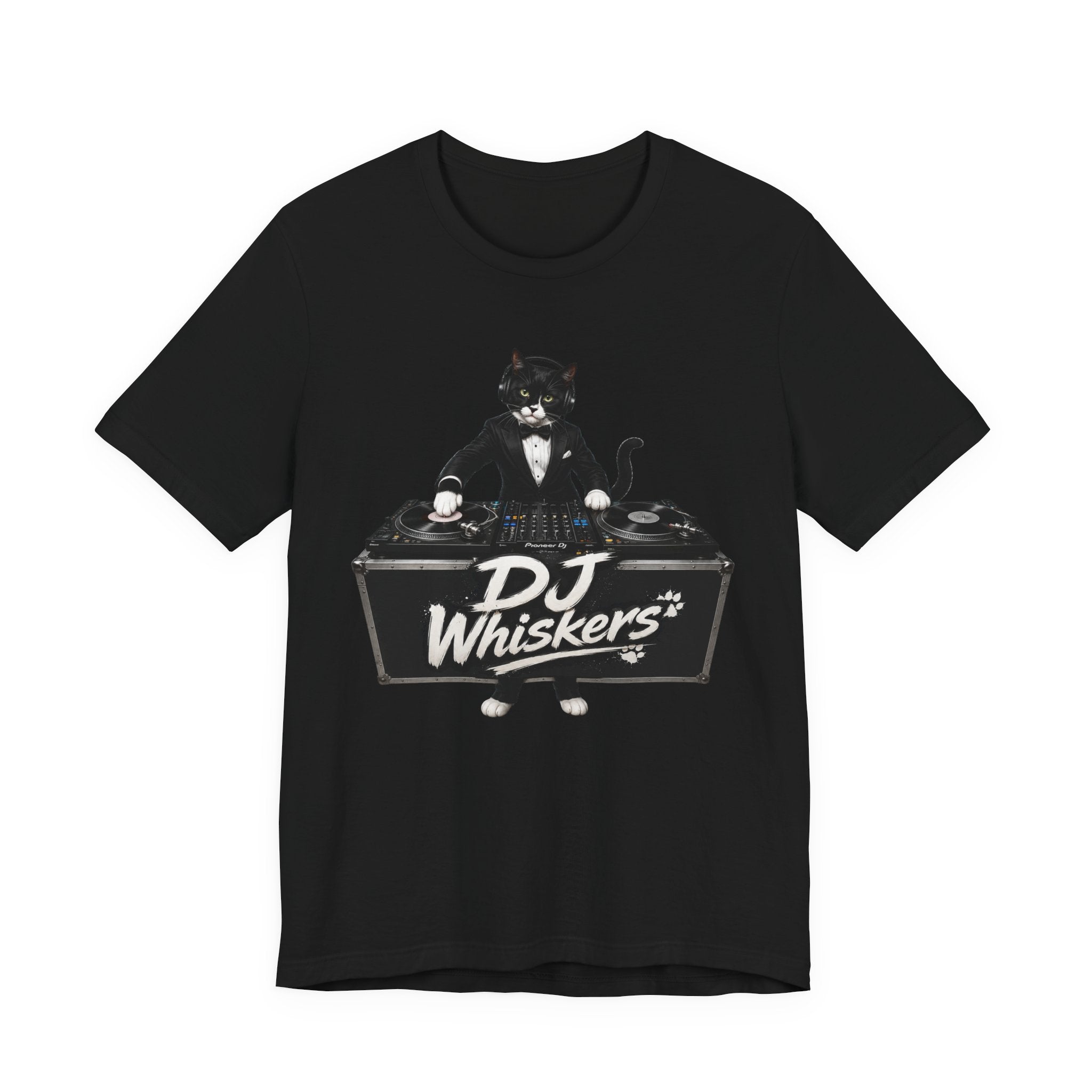 DJ Whiskers Cat DJ T-Shirt