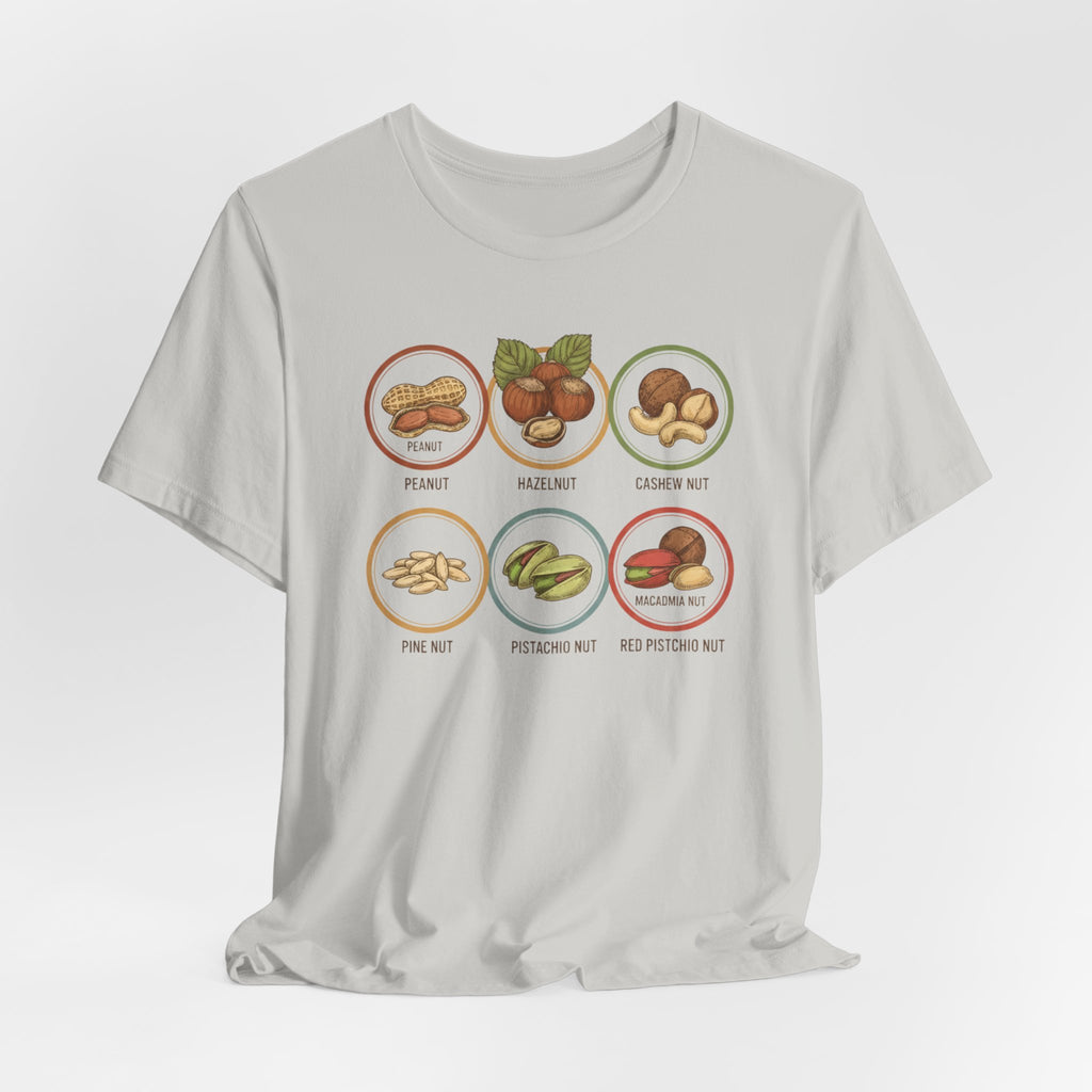 Tree Nut Food Icons T-Shirt | Funny tree nut shirt, Best in show tee, Illustrations