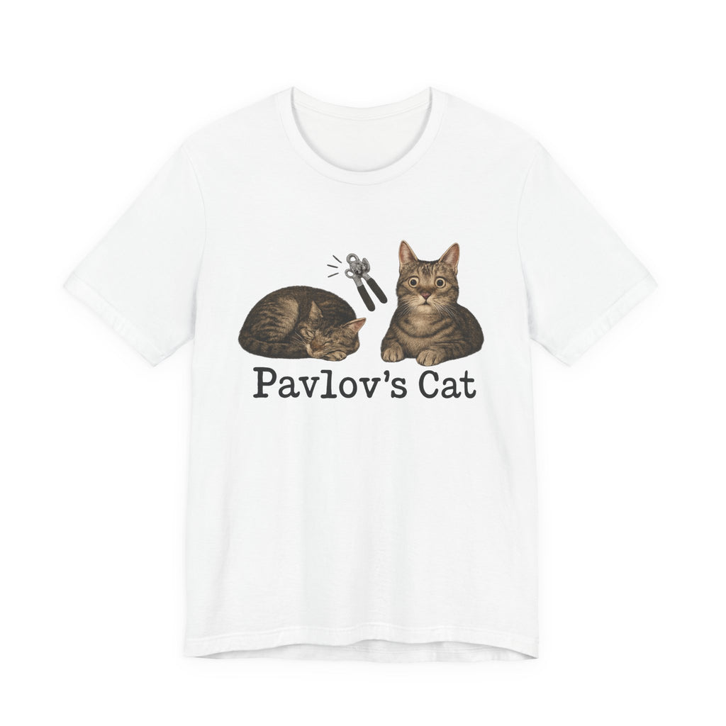 Pavlov's Cat T-Shirt — Funny Psychology Cat Tee for Animal Lovers