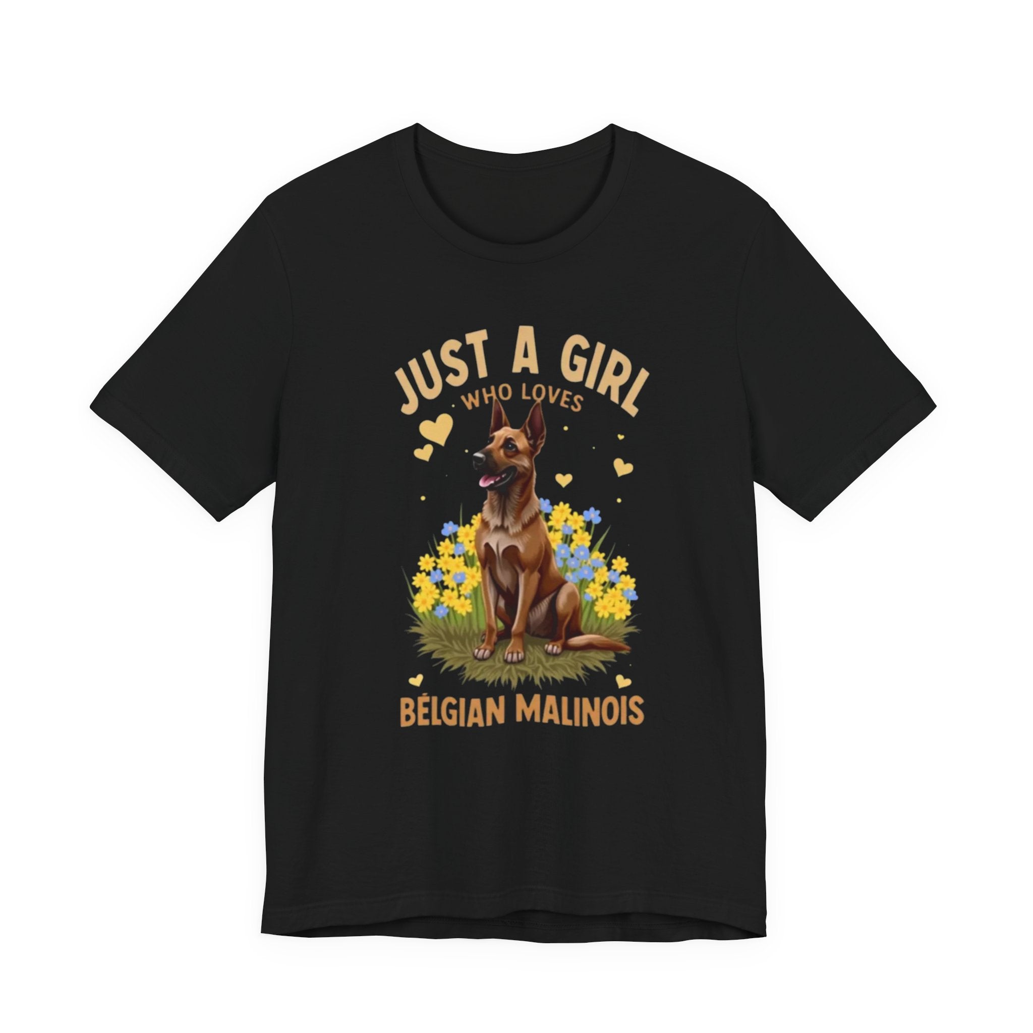 Just A Girl Who Loves Belgian Malinois T-Shirt | Belgian Malinois Tee