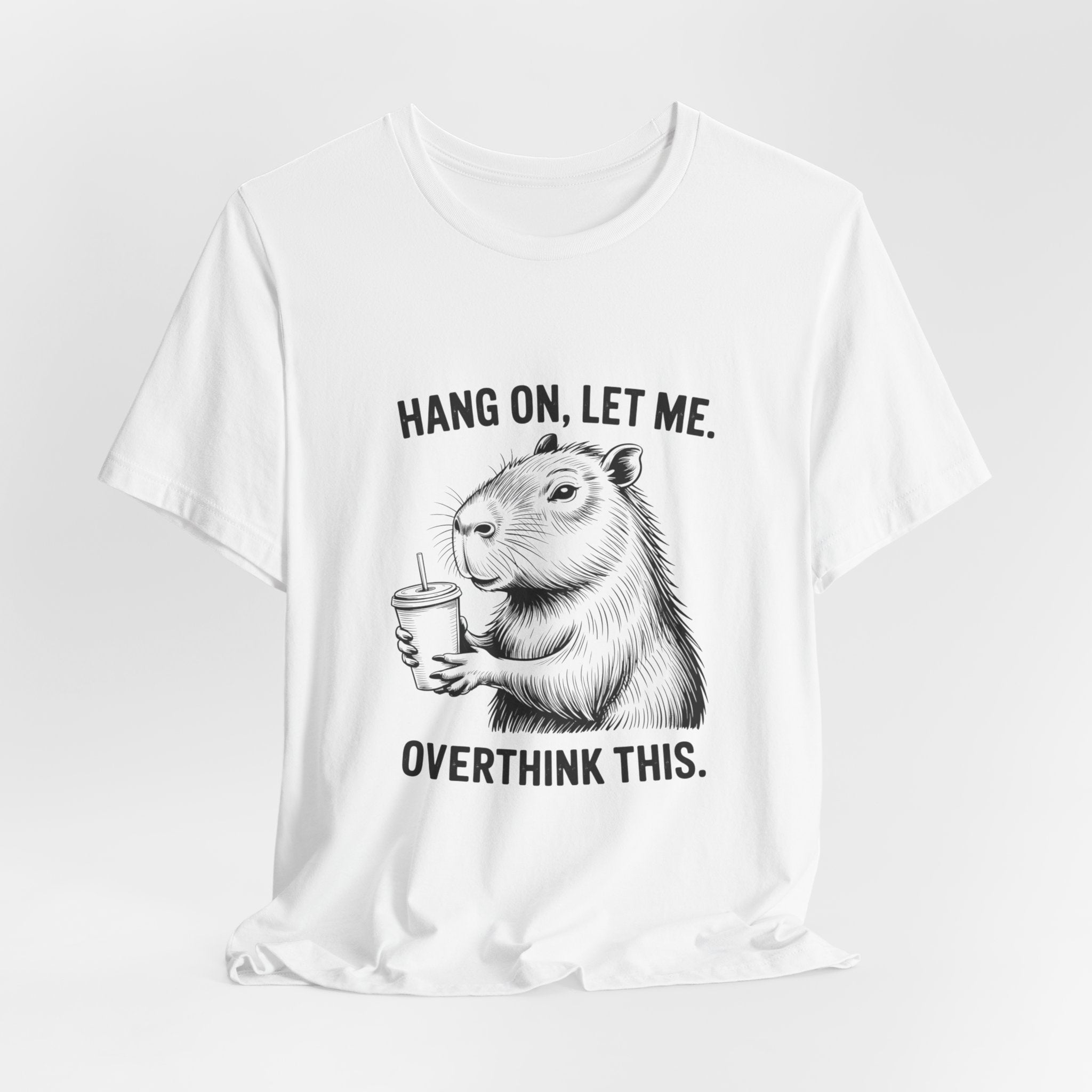 Overthink This Funny Capybara Tee, Humorous Unisex T-Shirt, Chill Gift for Friends, Perfect for Relaxed Daywear, Great for Birthdays, [...]