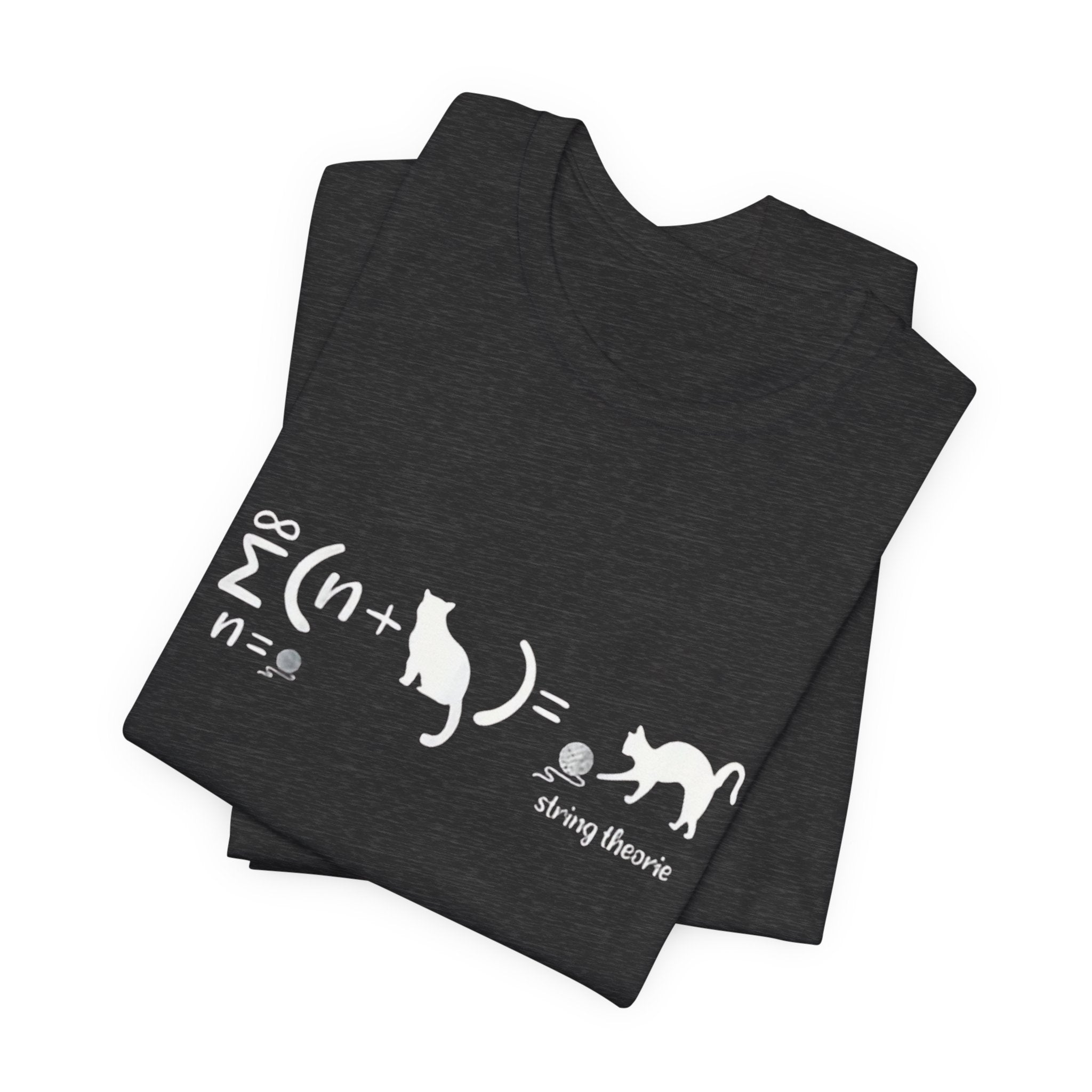 Cat String Theory T-Shirt | Math Physics Humor Tee