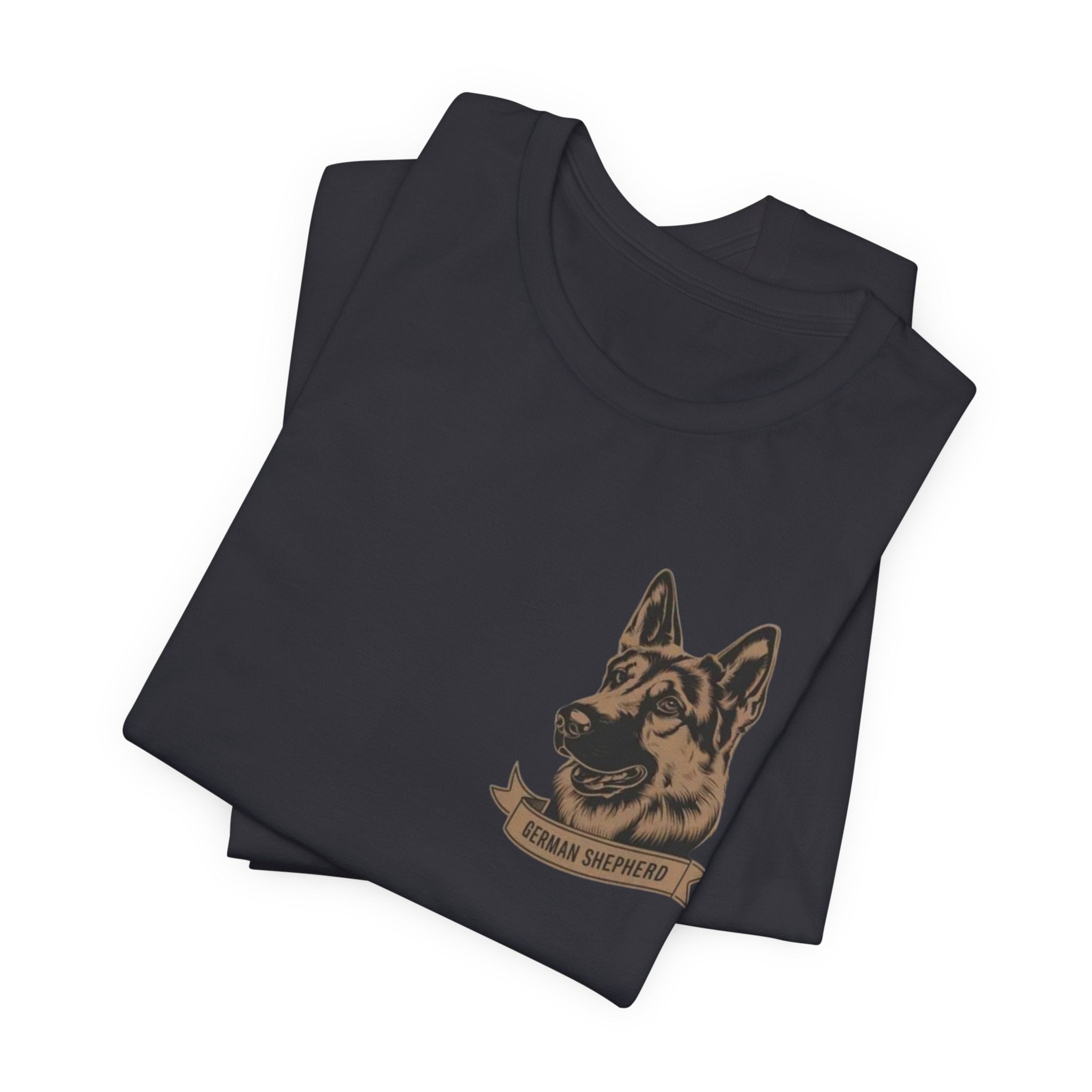German Shepherd Portrait Tee — "Best Friend" Vintage Dog T-Shirt