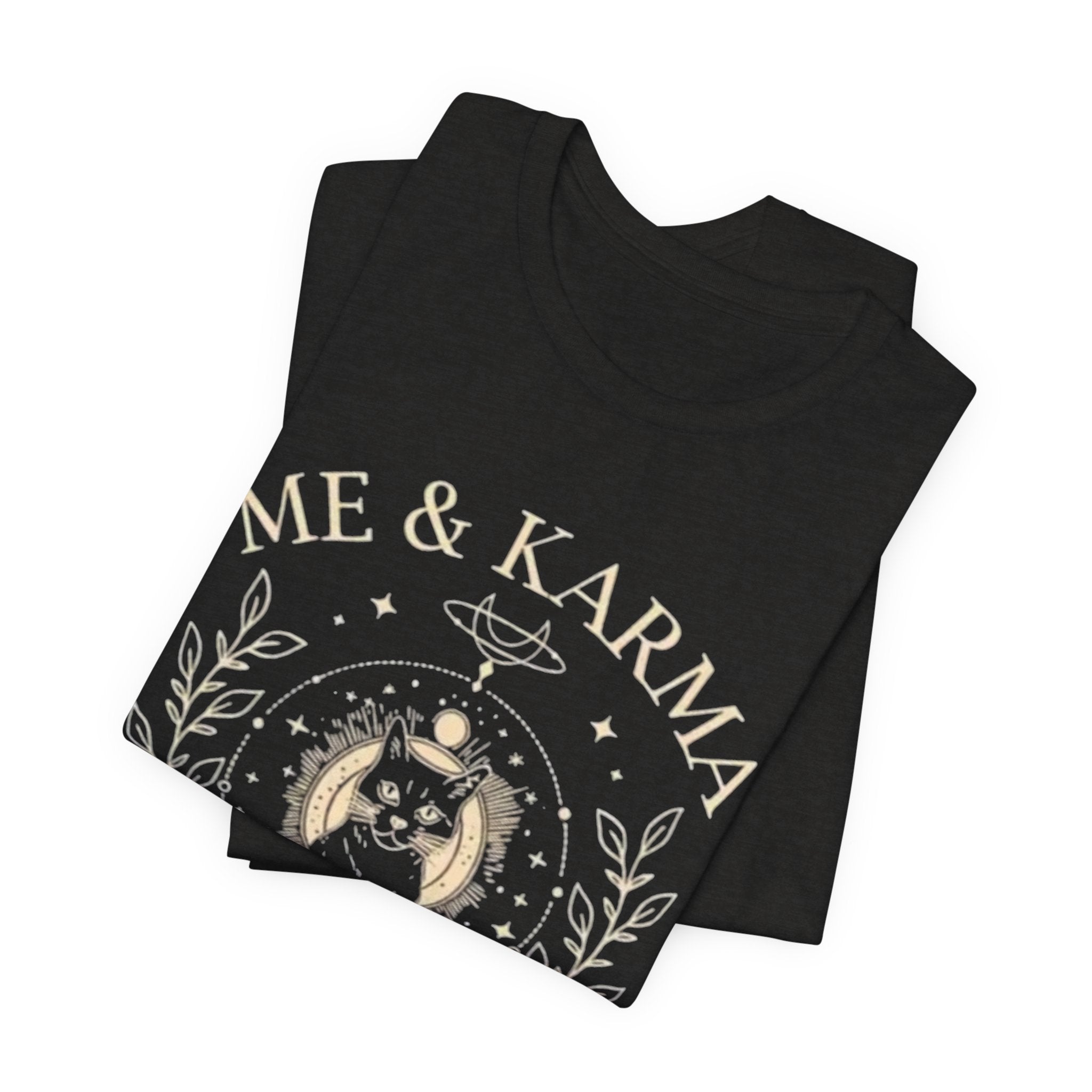 Karma Vibes Tee, Spiritual T-Shirt, Boho Shirt, Yoga Apparel, Gift for Her, Casual Fashion