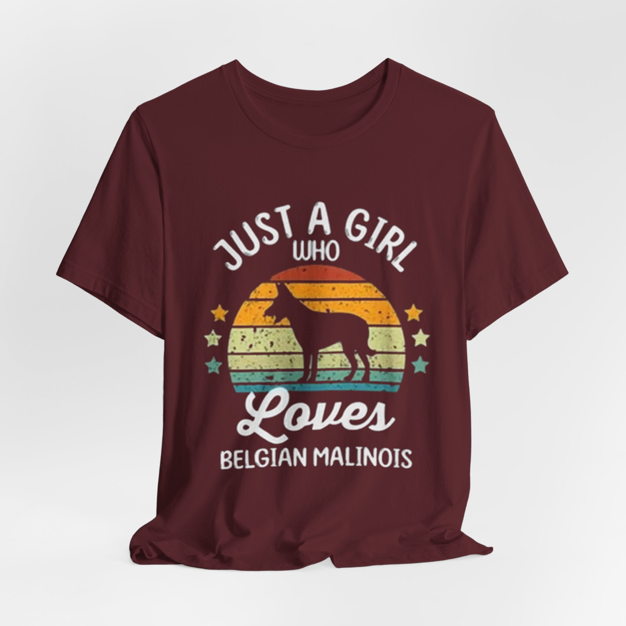 Just a Girl Who Loves Belgian Malinois T-Shirt | Dog Lover Tee