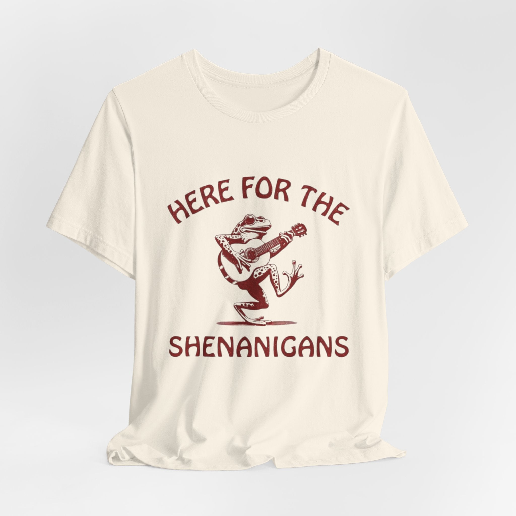 Here for the Shenanigans Unisex Tee | Fun Casual T-Shirt for Friends, Gift for Party Lovers, Music Event Apparel, Playful Outfit, [...]