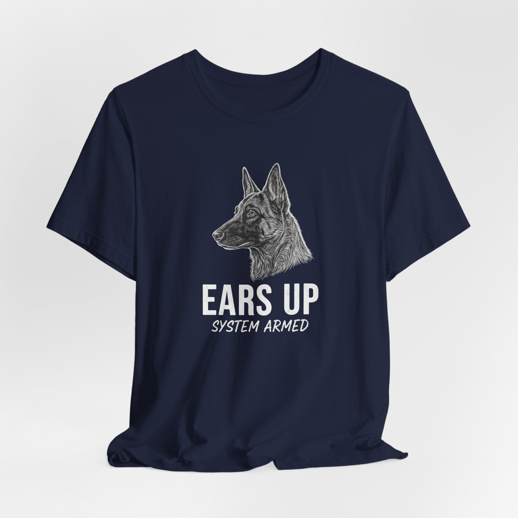 Belgian Malinios ears Up tee | Dog K9 Canine Shirt, Police K9 Design