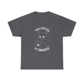 Cosmic Cat Unisex Heavy Cotton Tee - Stylish and Fun, Perfect for Cat Lovers, Gifts, Casual Wear, Science & Space Theme, Birthday, Halloween