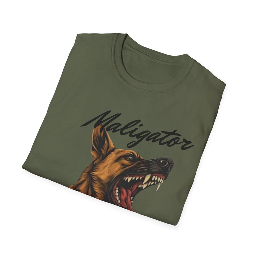 Maligator Dad T-Shirt — Funny Aggressive Alligator Dog Graphic Tee for Dads