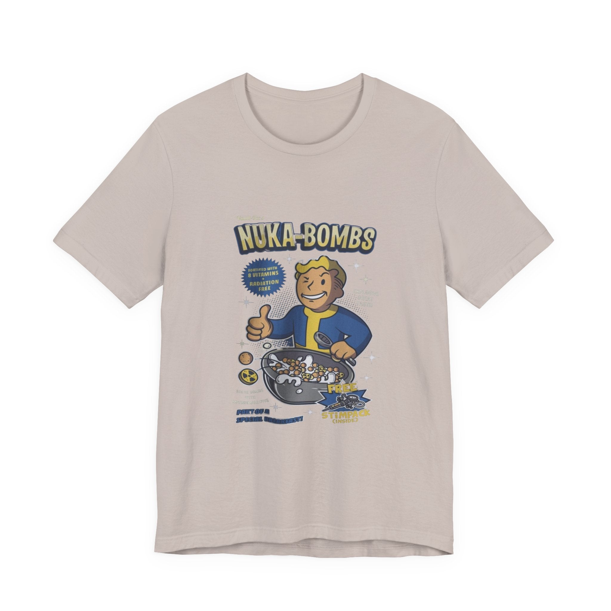Vault Boy Nuka-Bombs Retro Gamer T‑Shirt, Fallout tee