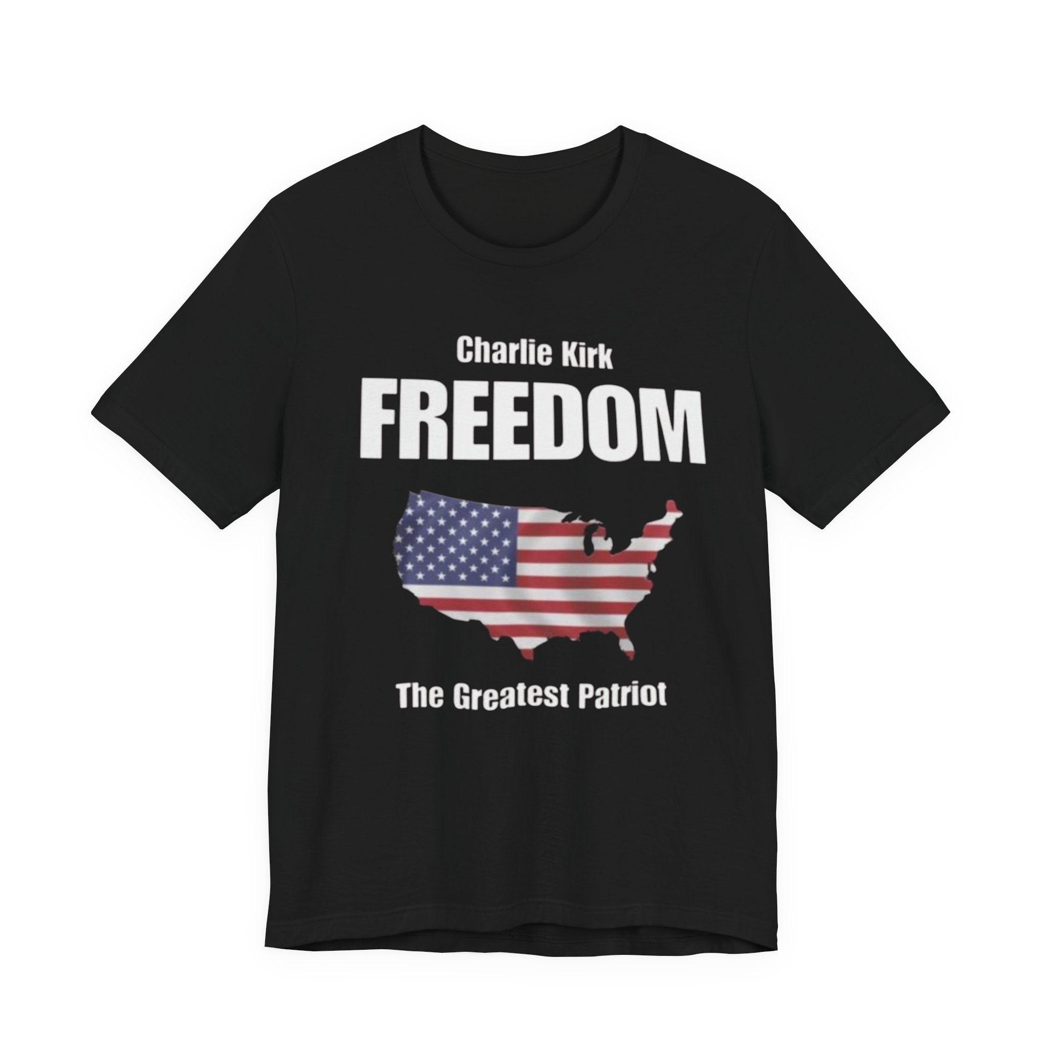 Patriotic Freedom Tee, Unisex Jersey T-Shirt, American Flag Shirt, Independence Day Gift, Memorial Day Apparel, Politically-Themed Shirt