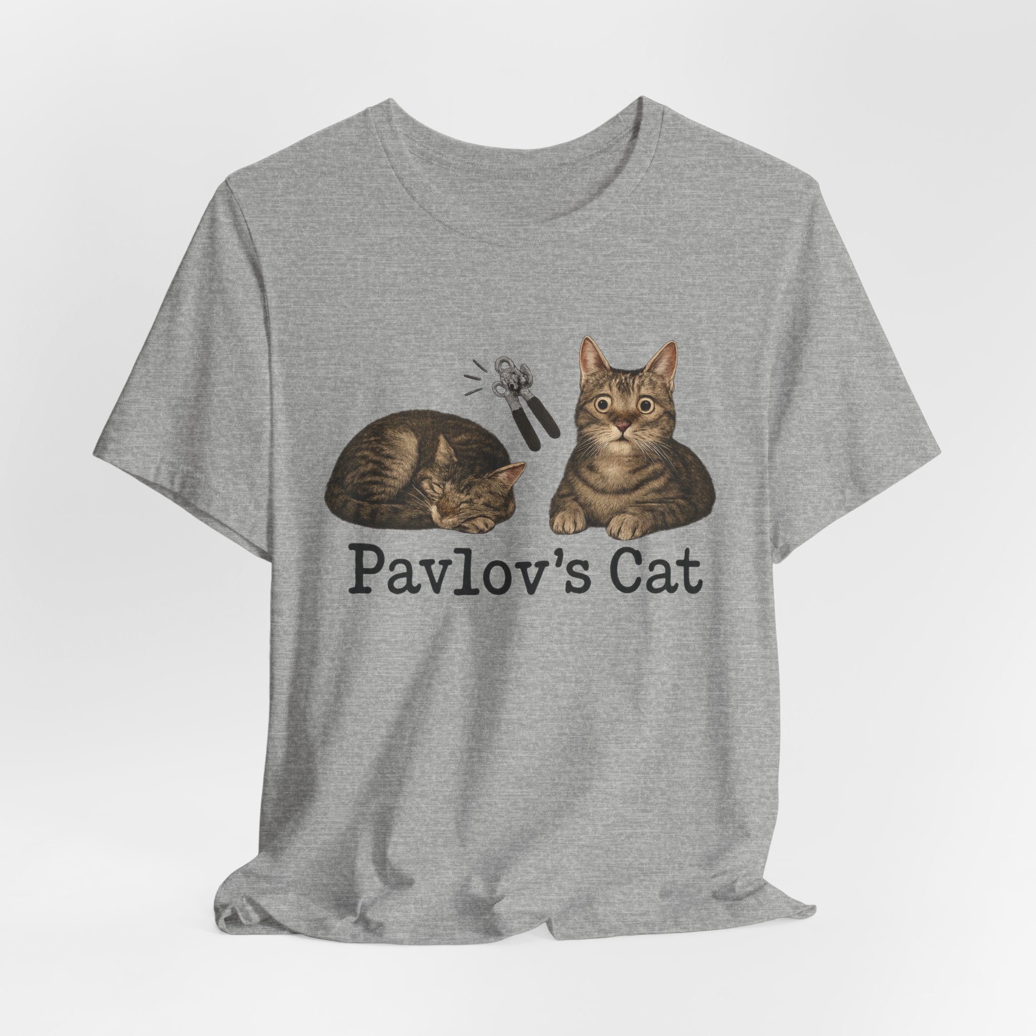 Pavlov's Cat T-Shirt — Funny Psychology Cat Tee for Animal Lovers