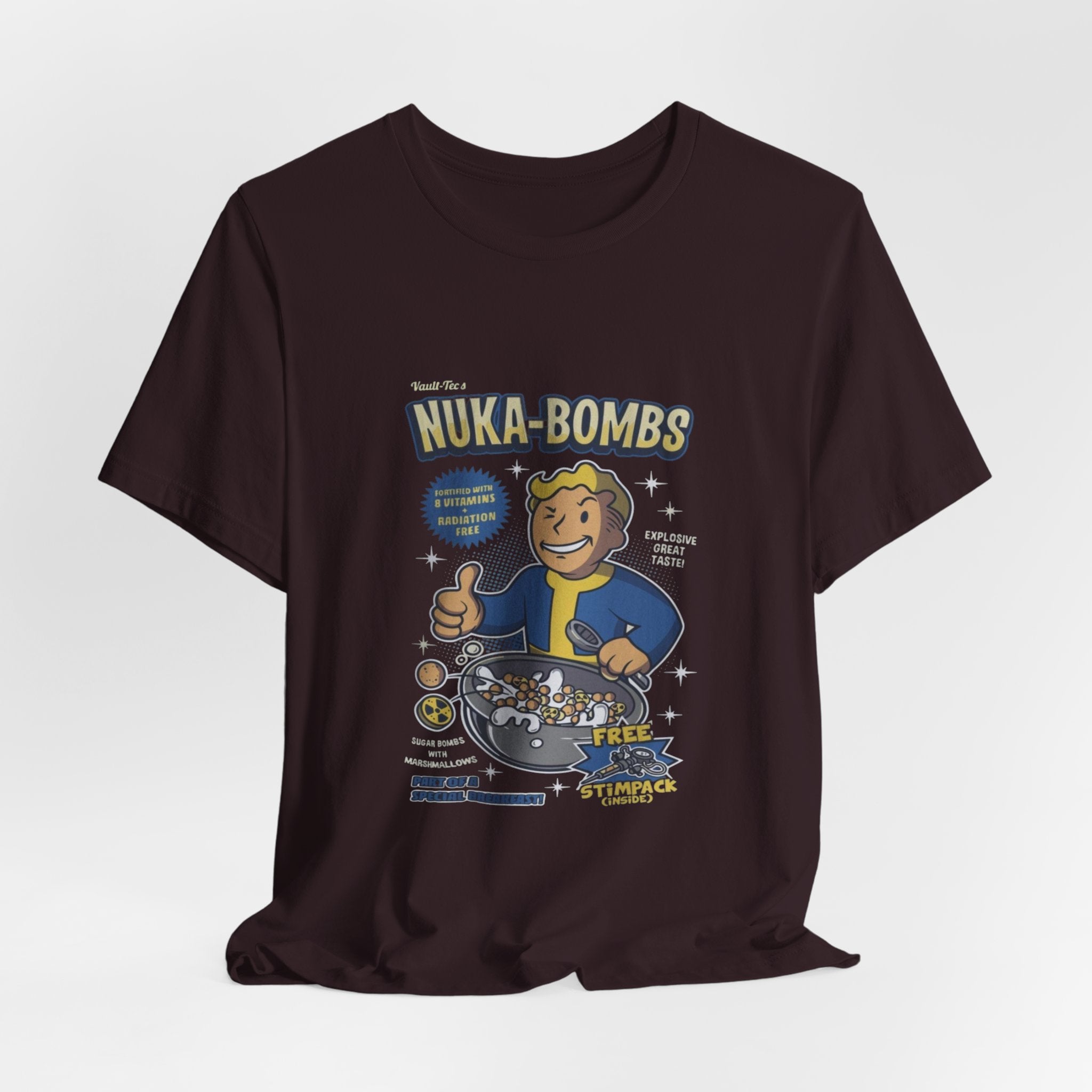 Vault Boy Nuka-Bombs Retro Gamer T‑Shirt, Fallout tee