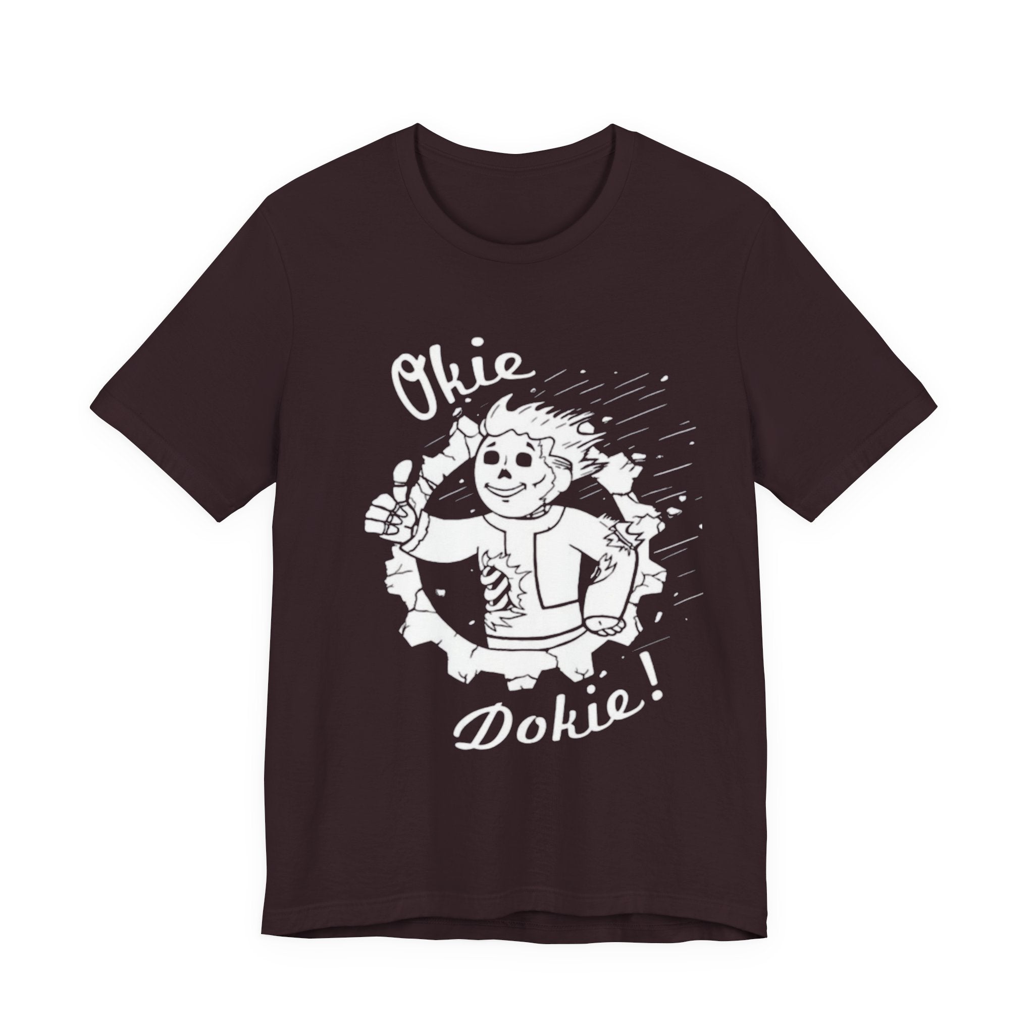 Okie Dokie! Retro Thumbs-Up Graphic Tee, Fallout tee