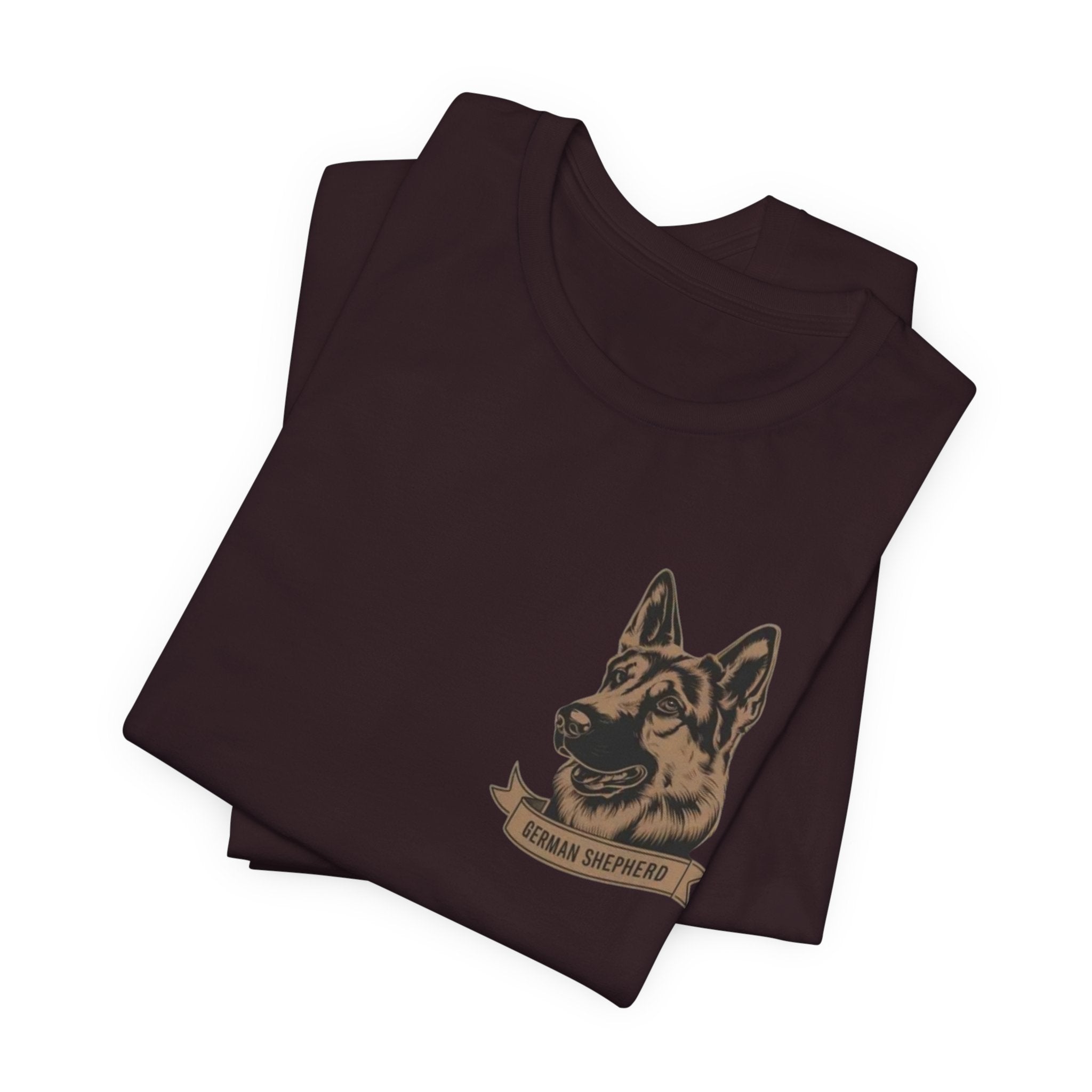 German Shepherd Portrait Tee — "Best Friend" Vintage Dog T-Shirt
