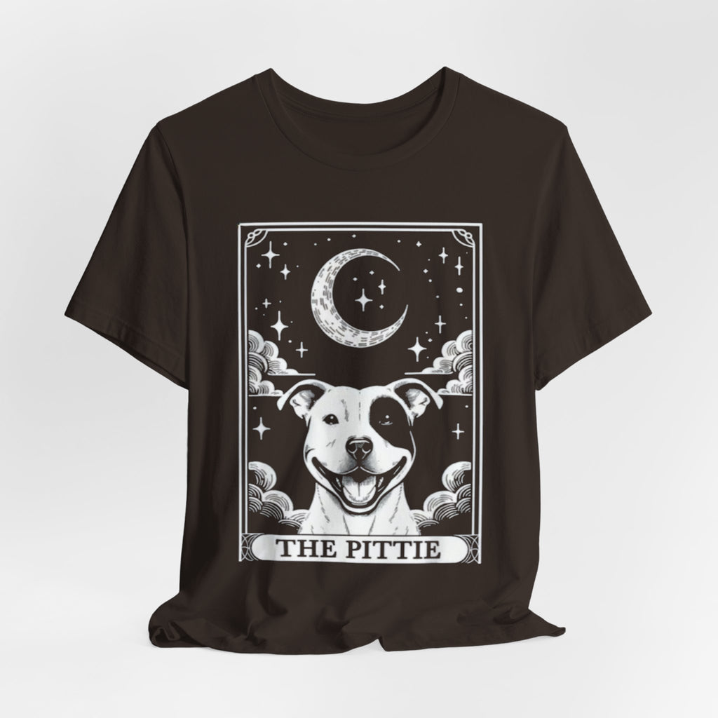 The Pittie Moon Illustration T-Shirt | Pitbull Dog Tee