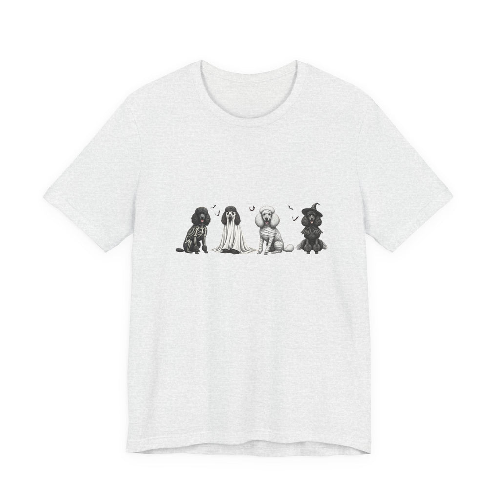Poodle Halloween Shirt, Unisex Tee, Funny Dog Tshirt, Costume Top, Animal Lover Gift