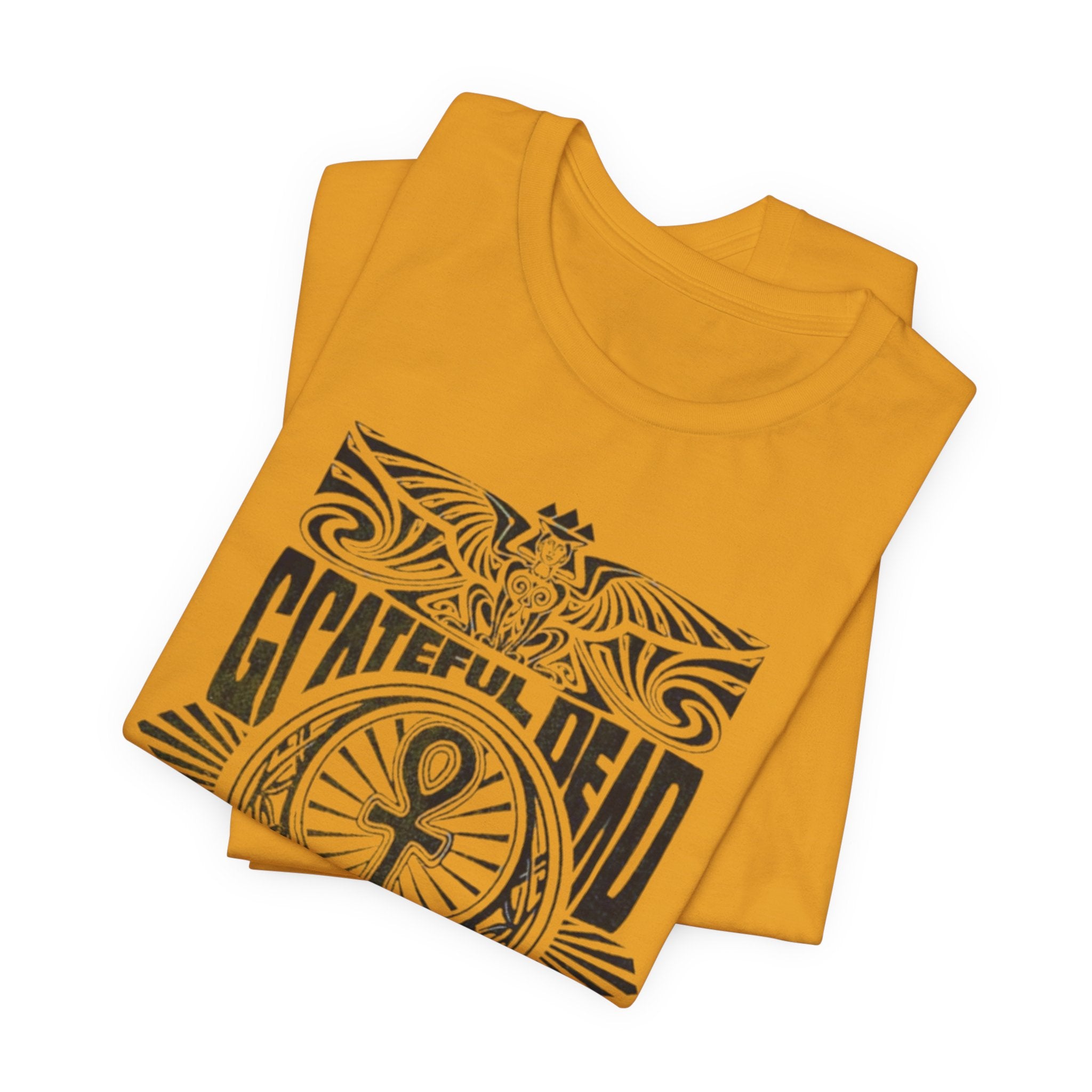 Grateful Dead Skull Ankh Graphic Tee | Vintage Band Poster Style