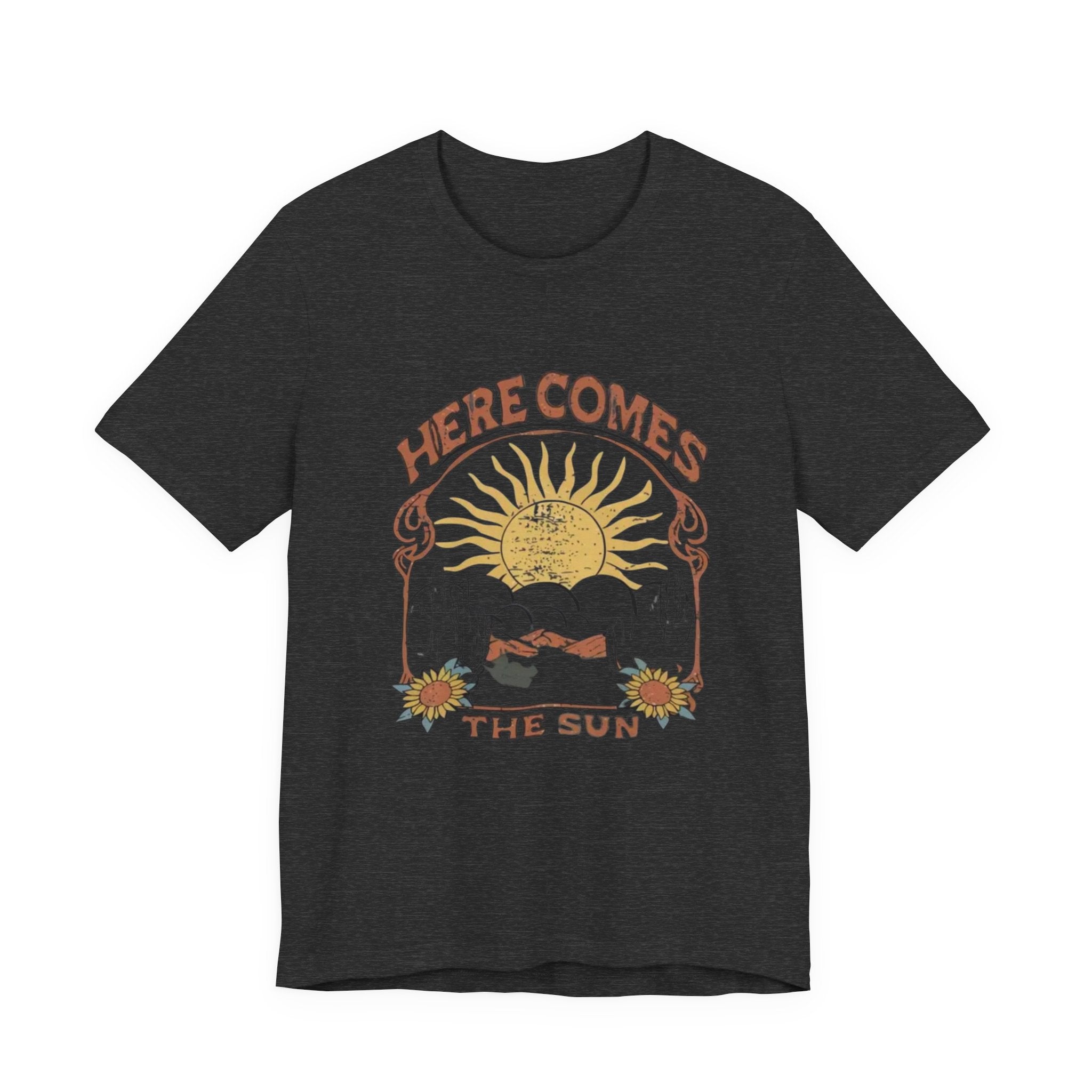 Here Comes The Sun t-shirt | Vintage Sunflower Graphic Tee