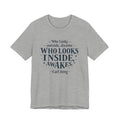 Carl Jung Quote Unisex Tee, Inspirational Graphic Tshirt, Awakening Dreamer Shirt, Short Sleeve Top, Philosophy Quote Shirt, Gift for Him or