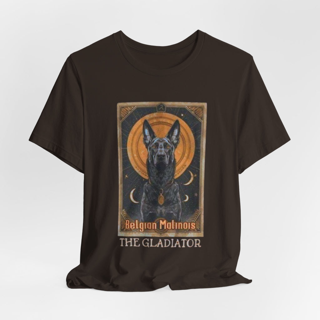 Belgian Malinois The Gladiator T-Shirt | Dog Portrait Tee, Canine Art