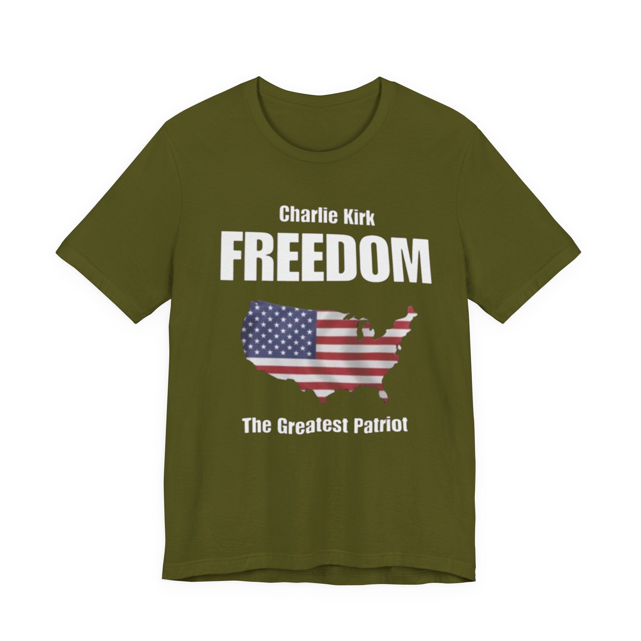Patriotic Freedom Tee, Unisex Jersey T-Shirt, American Flag Shirt, Independence Day Gift, Memorial Day Apparel, Politically-Themed Shirt