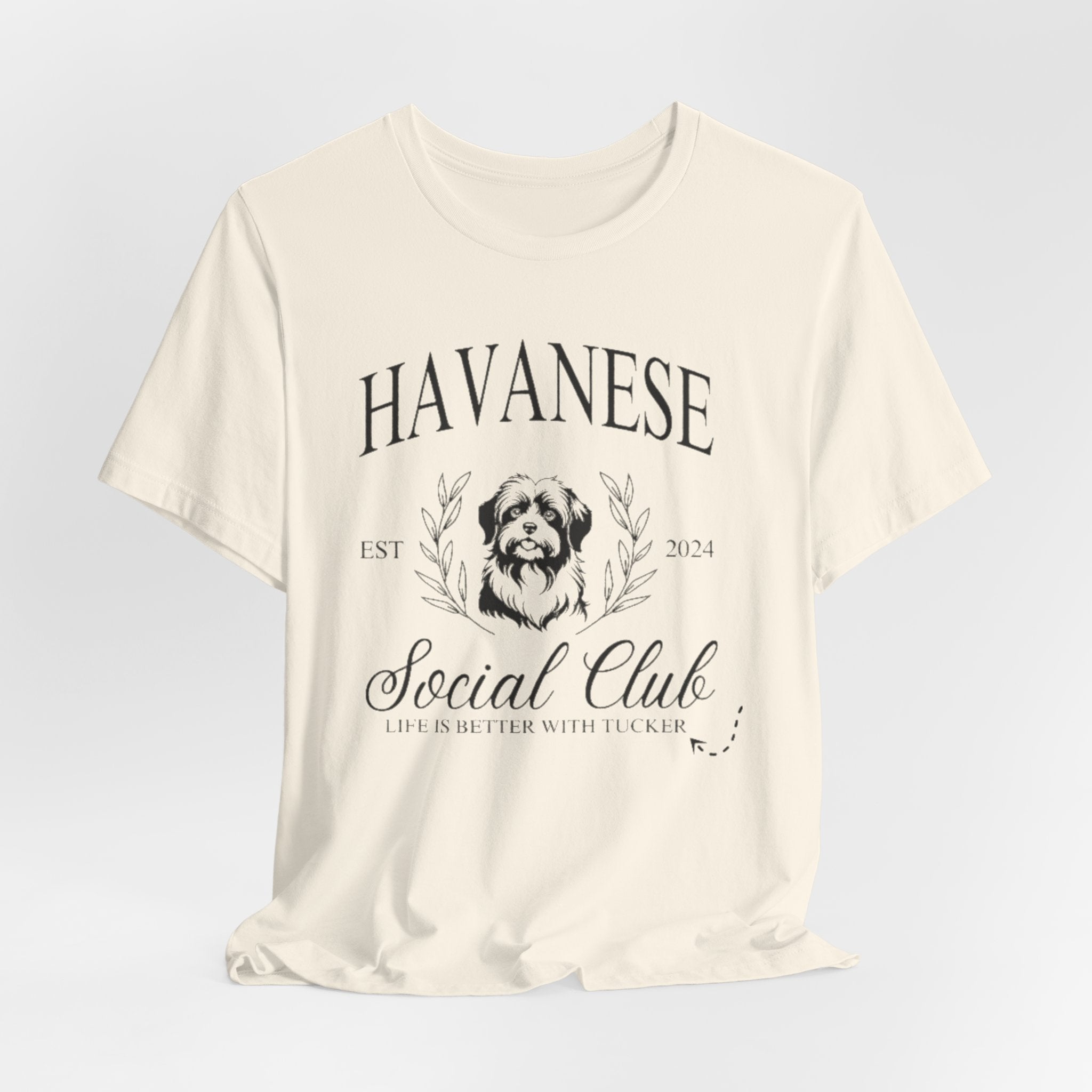 Havanese Social Club Tee, Cute Pet Lover Shirt, Dog Owner Gift, Birthday Gift, Casual Wear