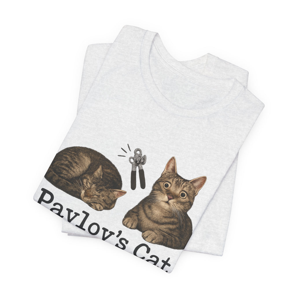 Pavlov's Cat T-Shirt — Funny Psychology Cat Tee for Animal Lovers