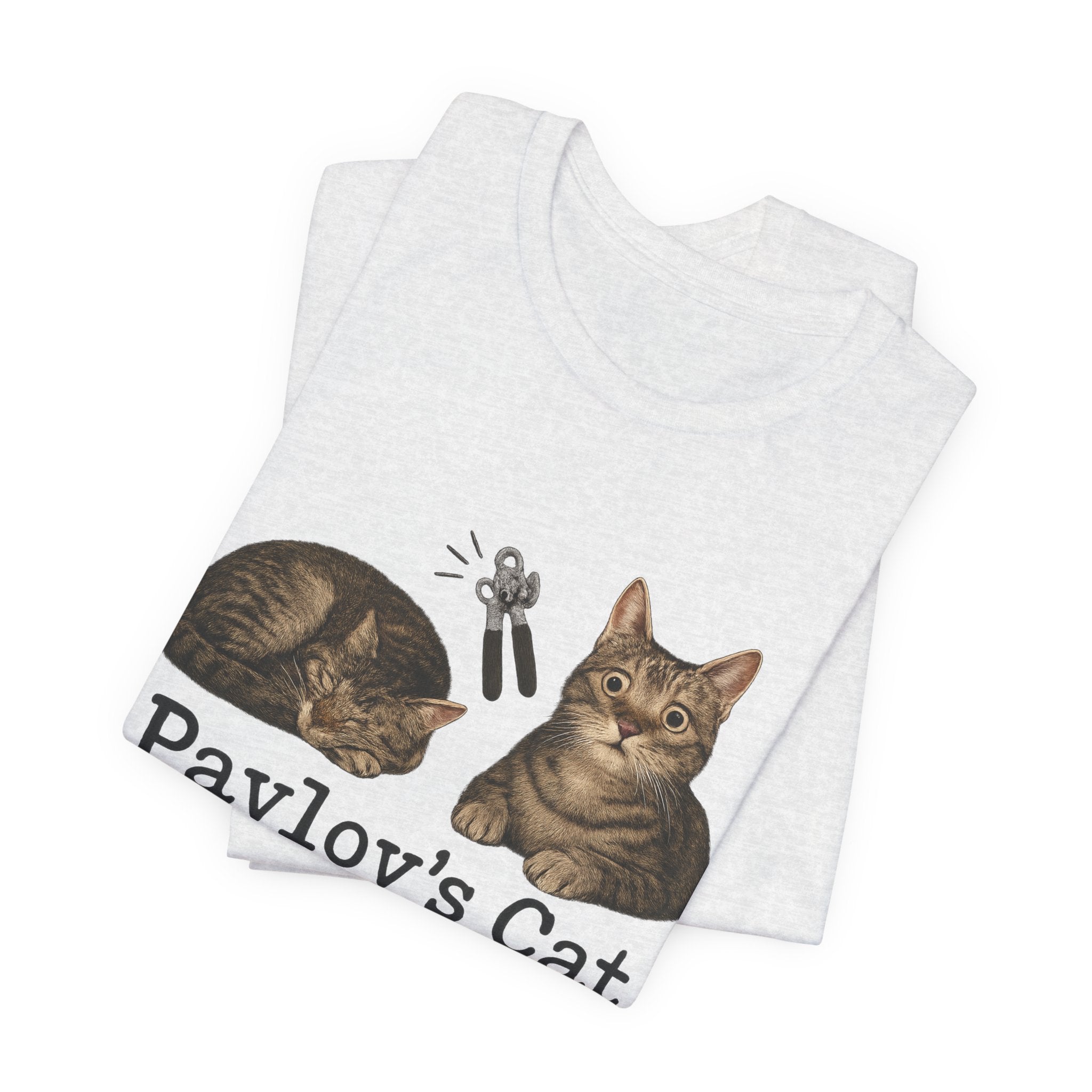 Pavlov's Cat T-Shirt — Funny Psychology Cat Tee for Animal Lovers