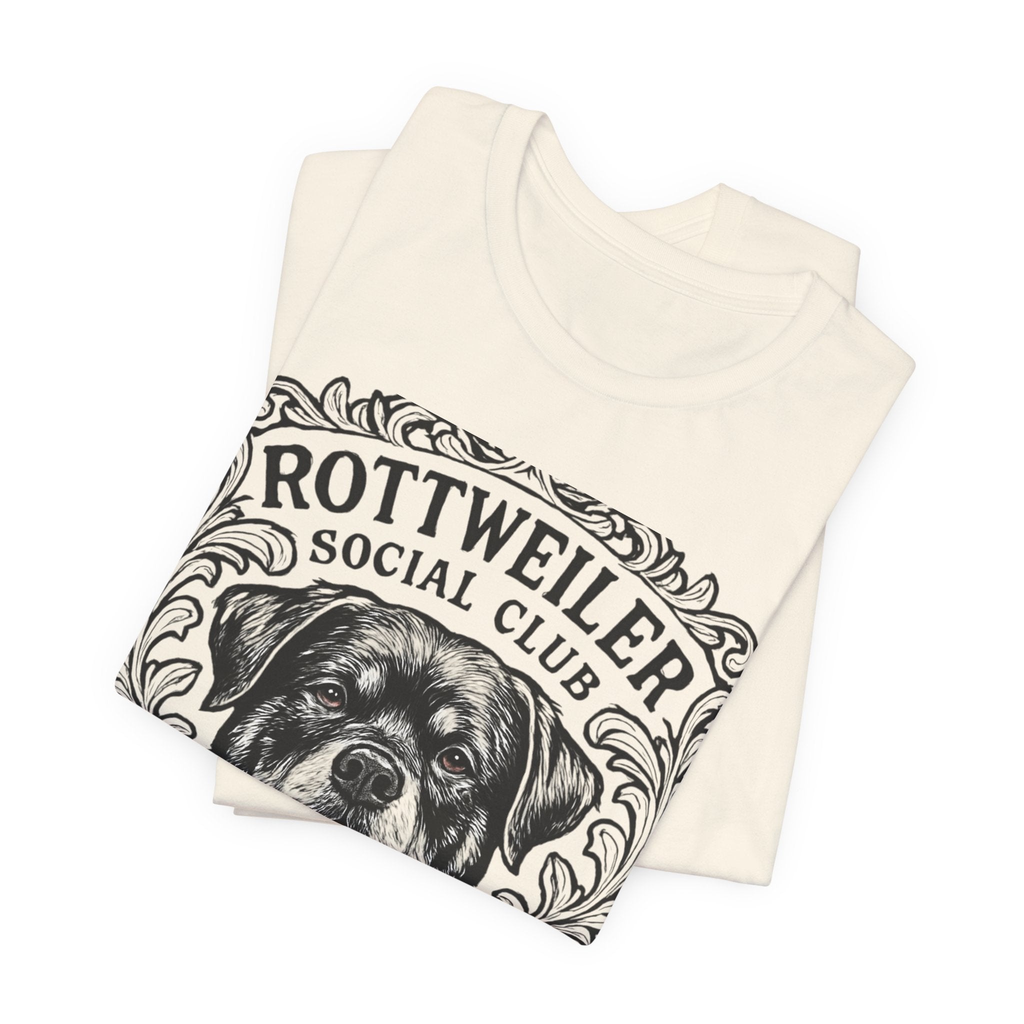 Rottweiler Social Club Tee - Unisex Jersey Short Sleeve T-Shirt for Dog Lovers, Casual Wear, Gift for Pet Owners, Dog Themed Apparel, [...]