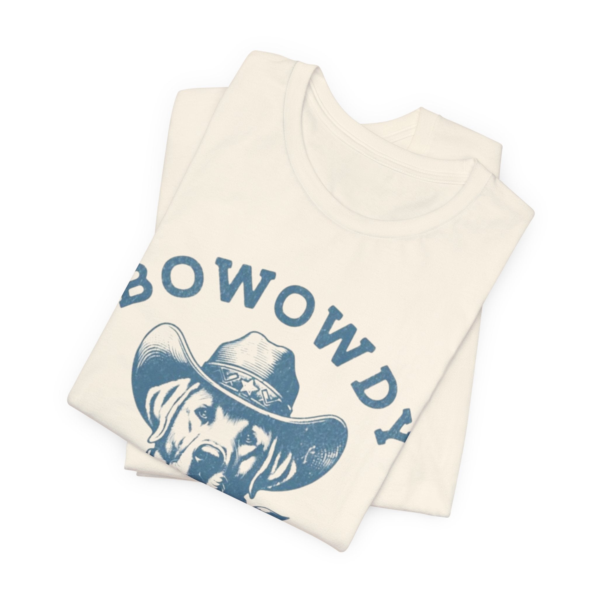 Bowowdy Dog Cowboy Tee | Western Dog Illustration, Bandana Hat
