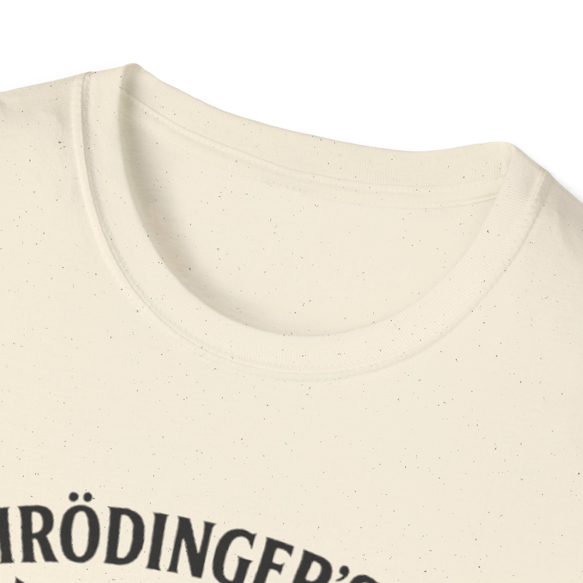 Schrödinger's Cat Funny T-Shirt — Double Split Experiment Cat Tee