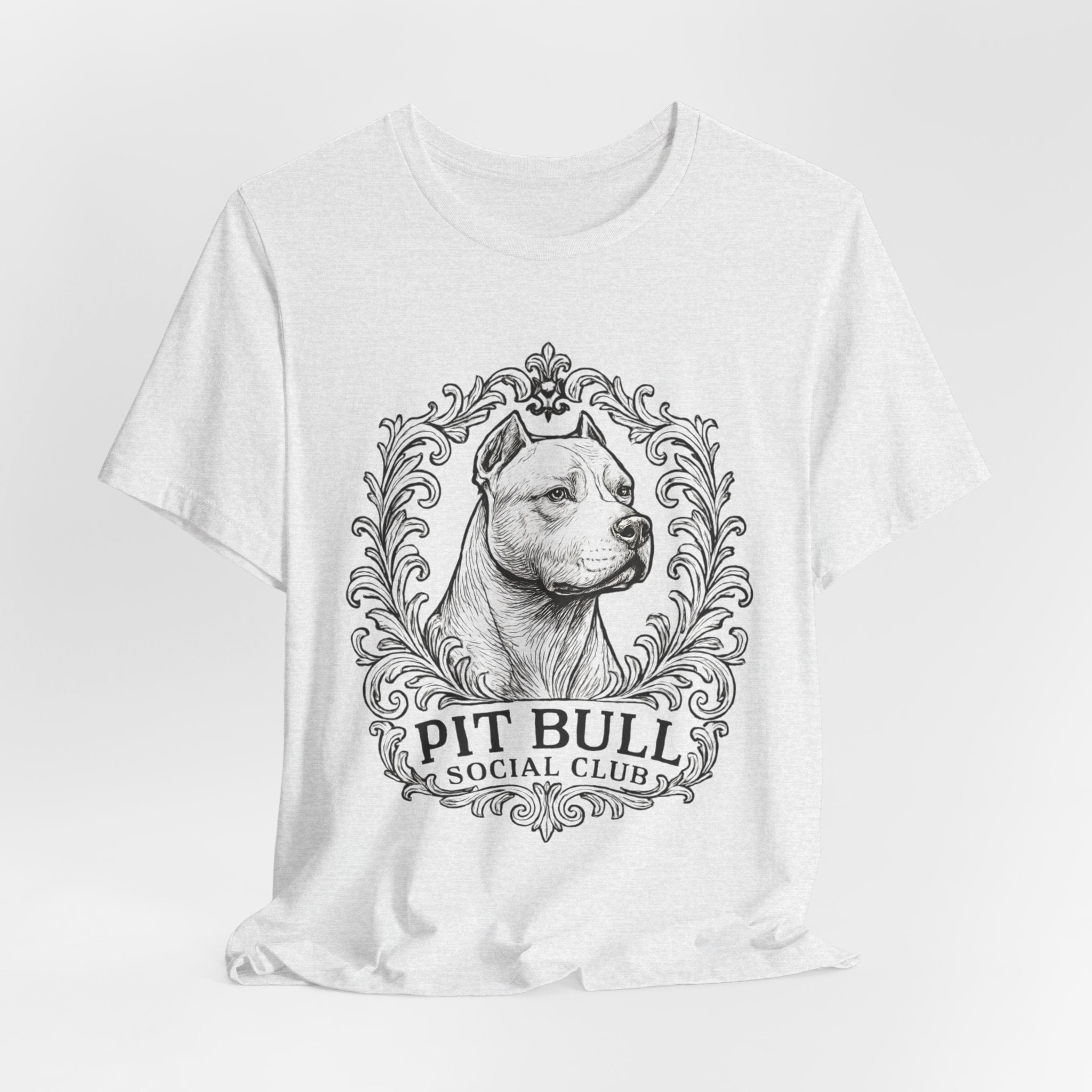 Pit Bull Social Club Tee - Unisex Jersey Short Sleeve Shirt, Dog Lover Gift, Pet Awareness Apparel, Animal Rescue Fundraiser, Casual Wear